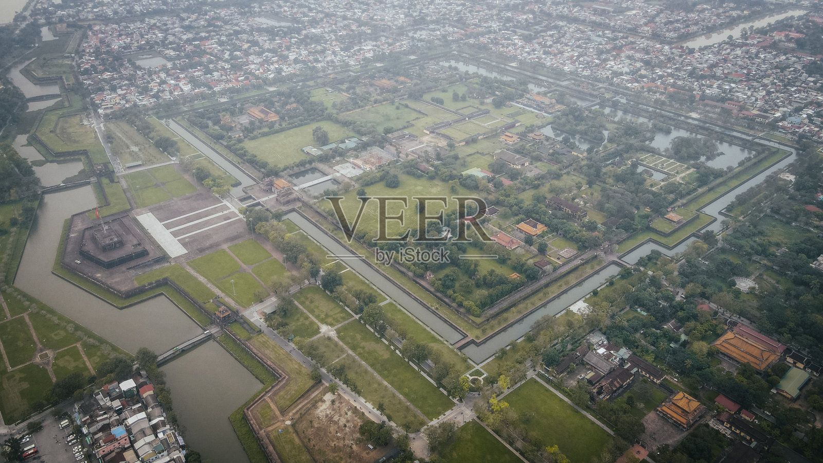 越南顺化的鸟瞰图照片摄影图片