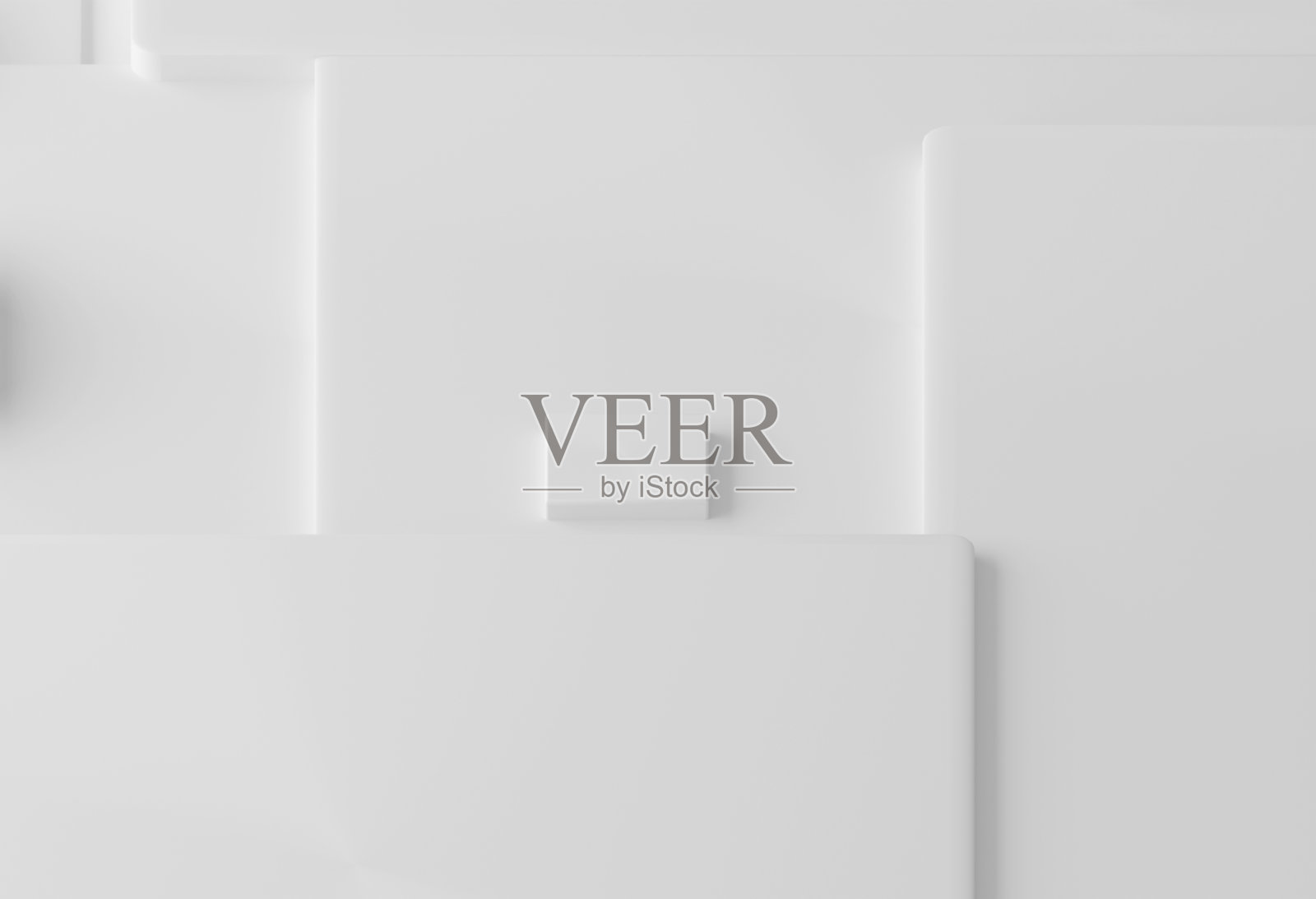 抽象白色几何背景，3d渲染设计照片摄影图片