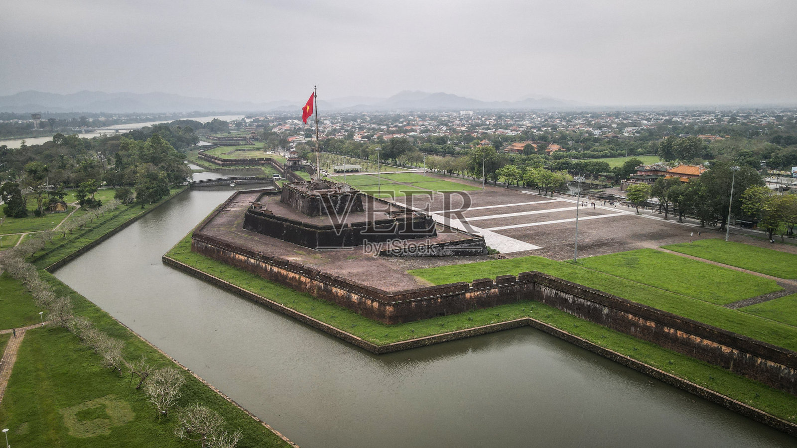 越南顺化的鸟瞰图照片摄影图片