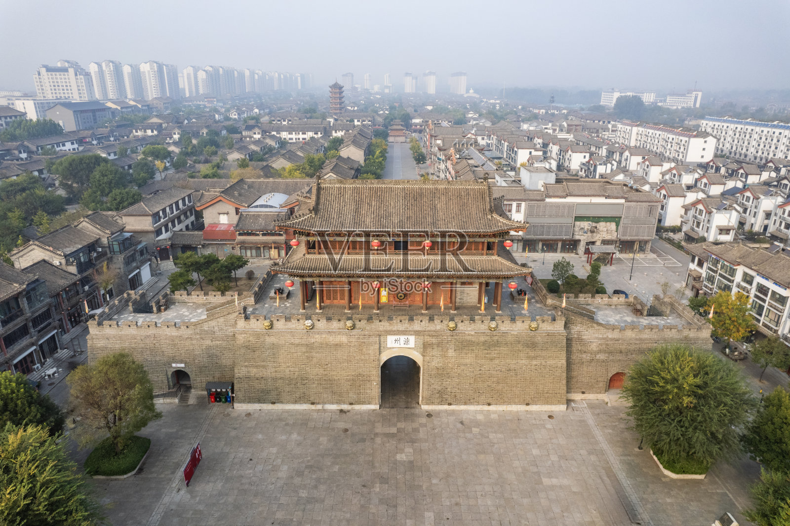 河北古城街照片摄影图片