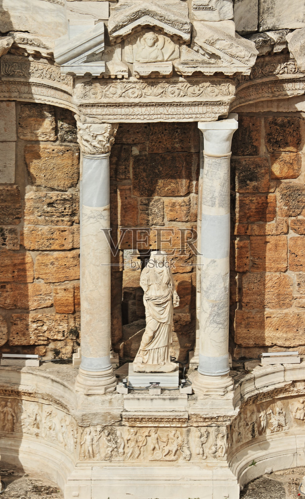 希拉波利斯，位于土耳其德尼兹利省的希腊罗马城市照片摄影图片