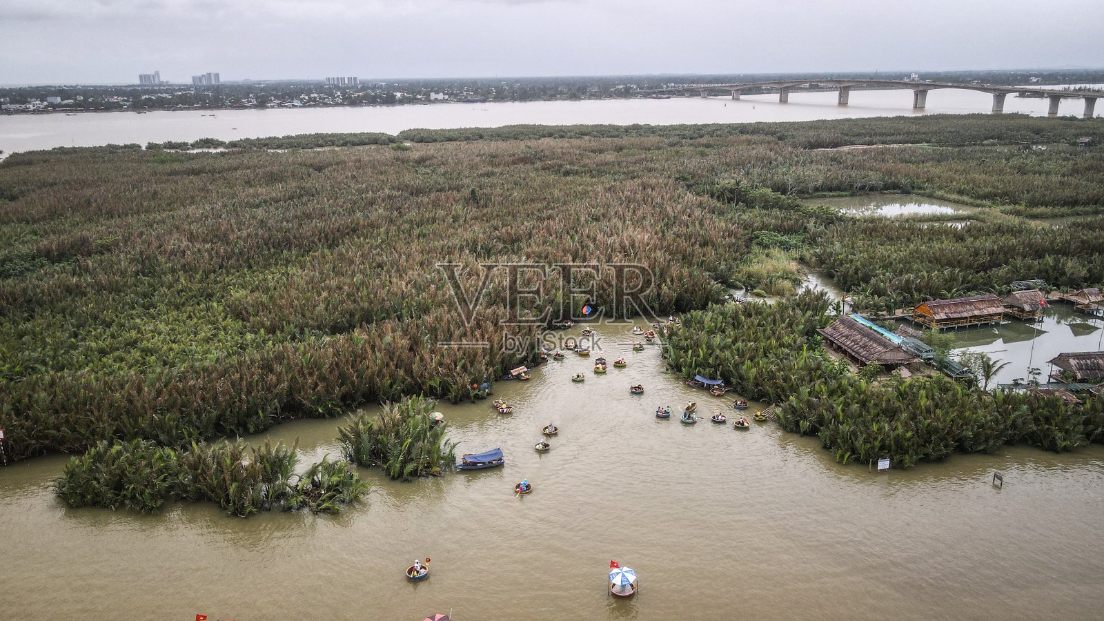 越南会安鸟瞰图照片摄影图片