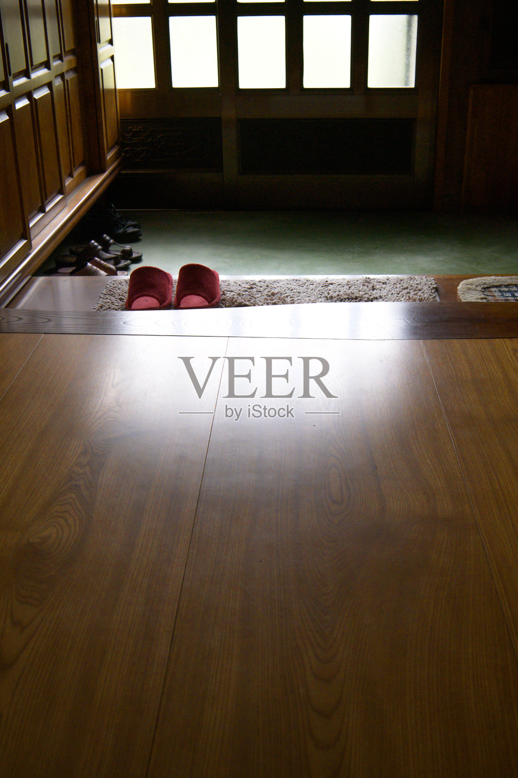 阳光普照的门厅照片摄影图片