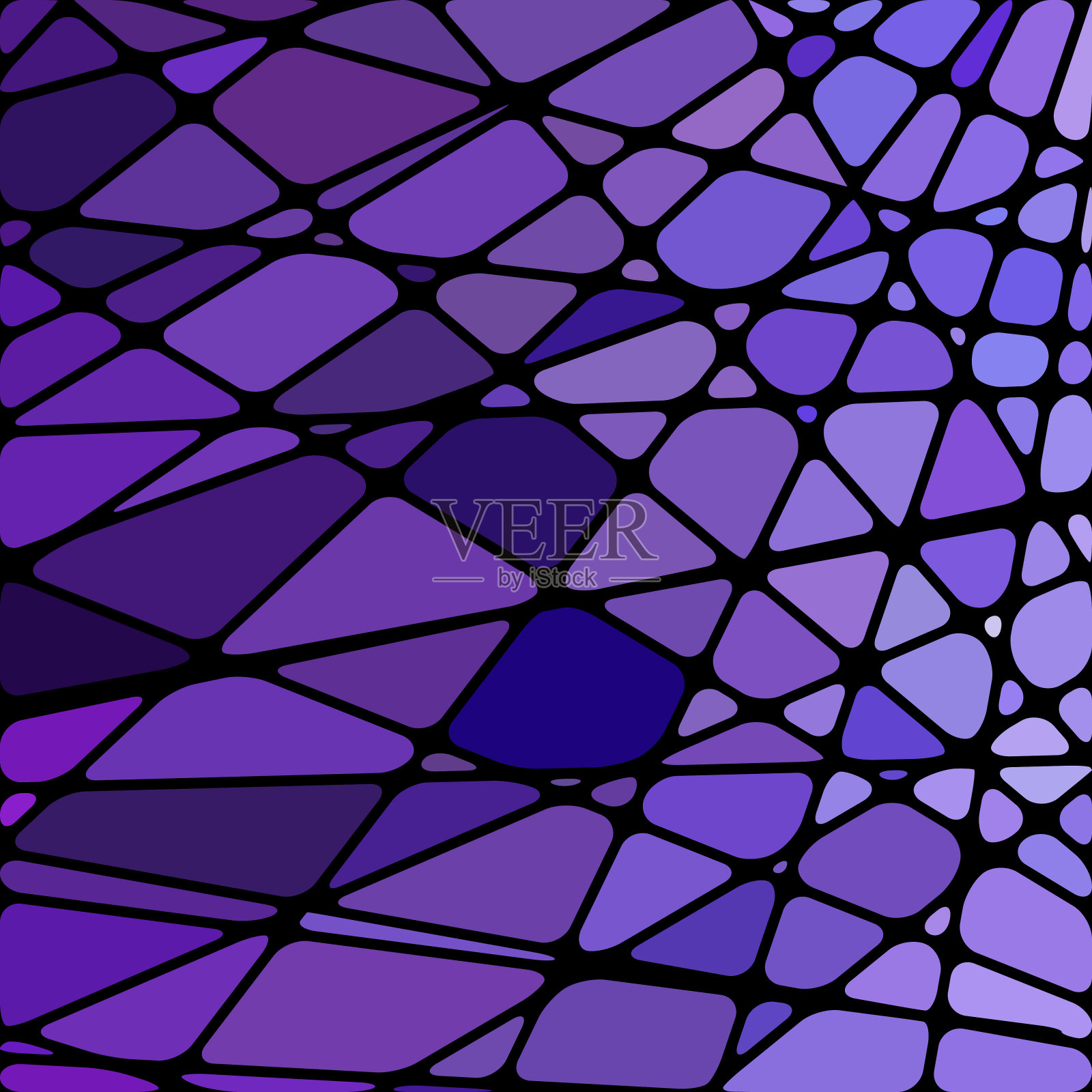 抽象矢量彩色玻璃马赛克背景插画图片素材