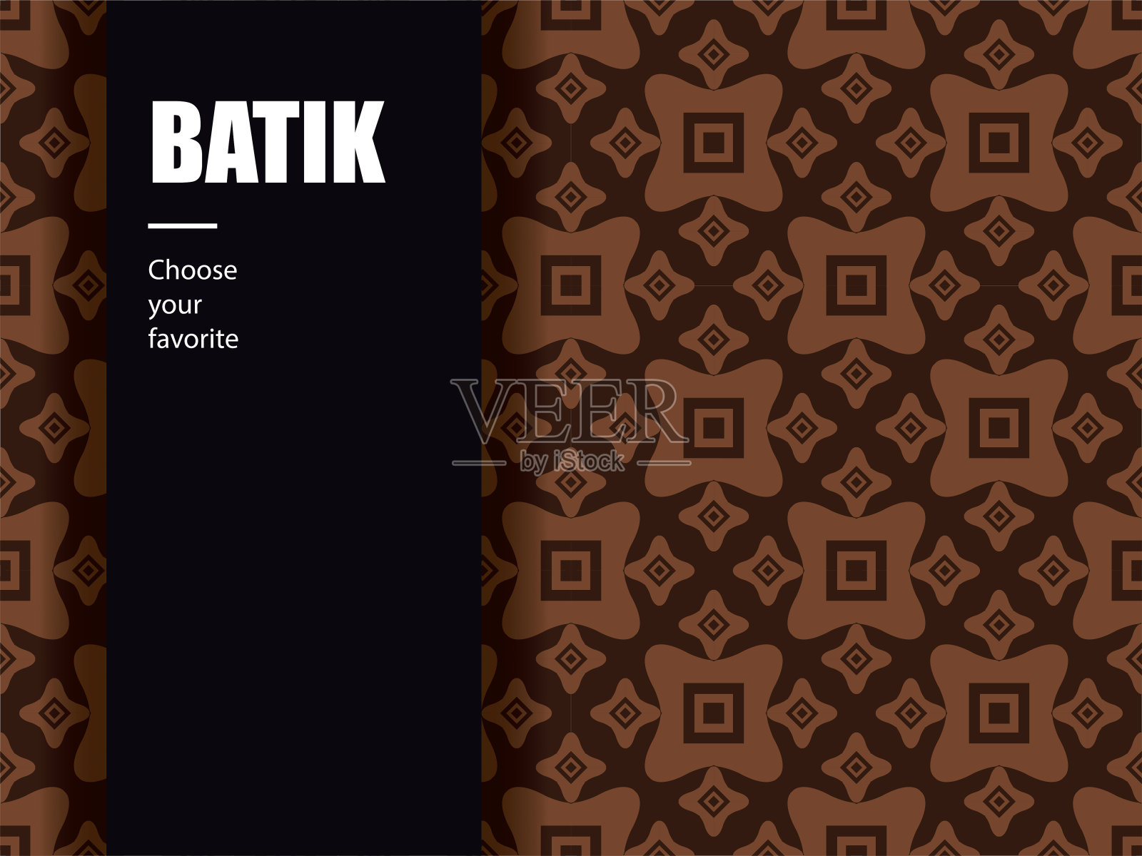 民族蜡染矢量印尼图案时尚无缝复古纺织品抽象平面文化艺术插画图片素材