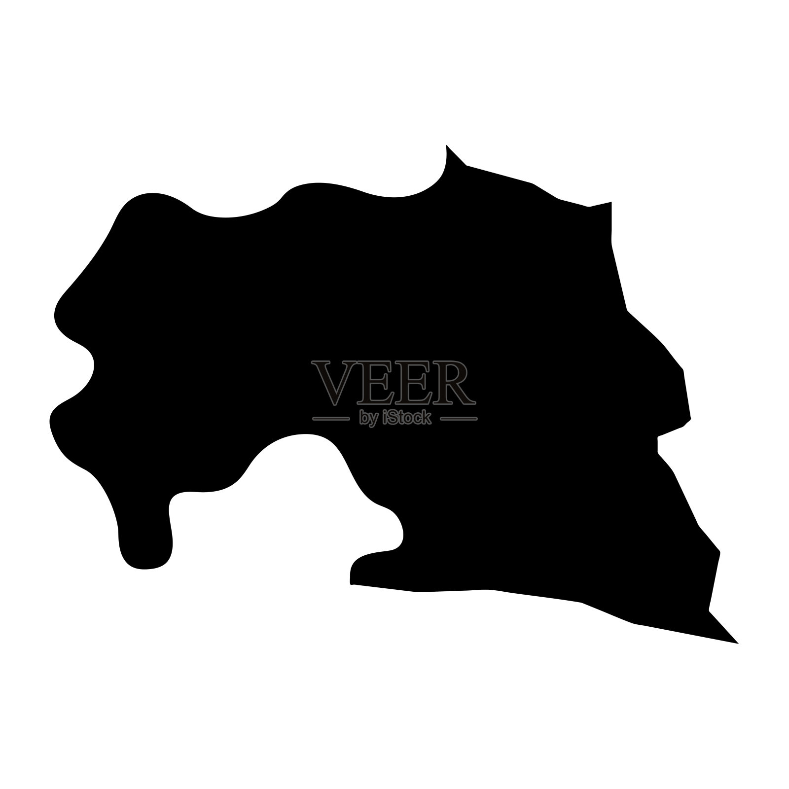 贝拉扎尔地区地图，塞舌尔行政区划。矢量插图。插画图片素材