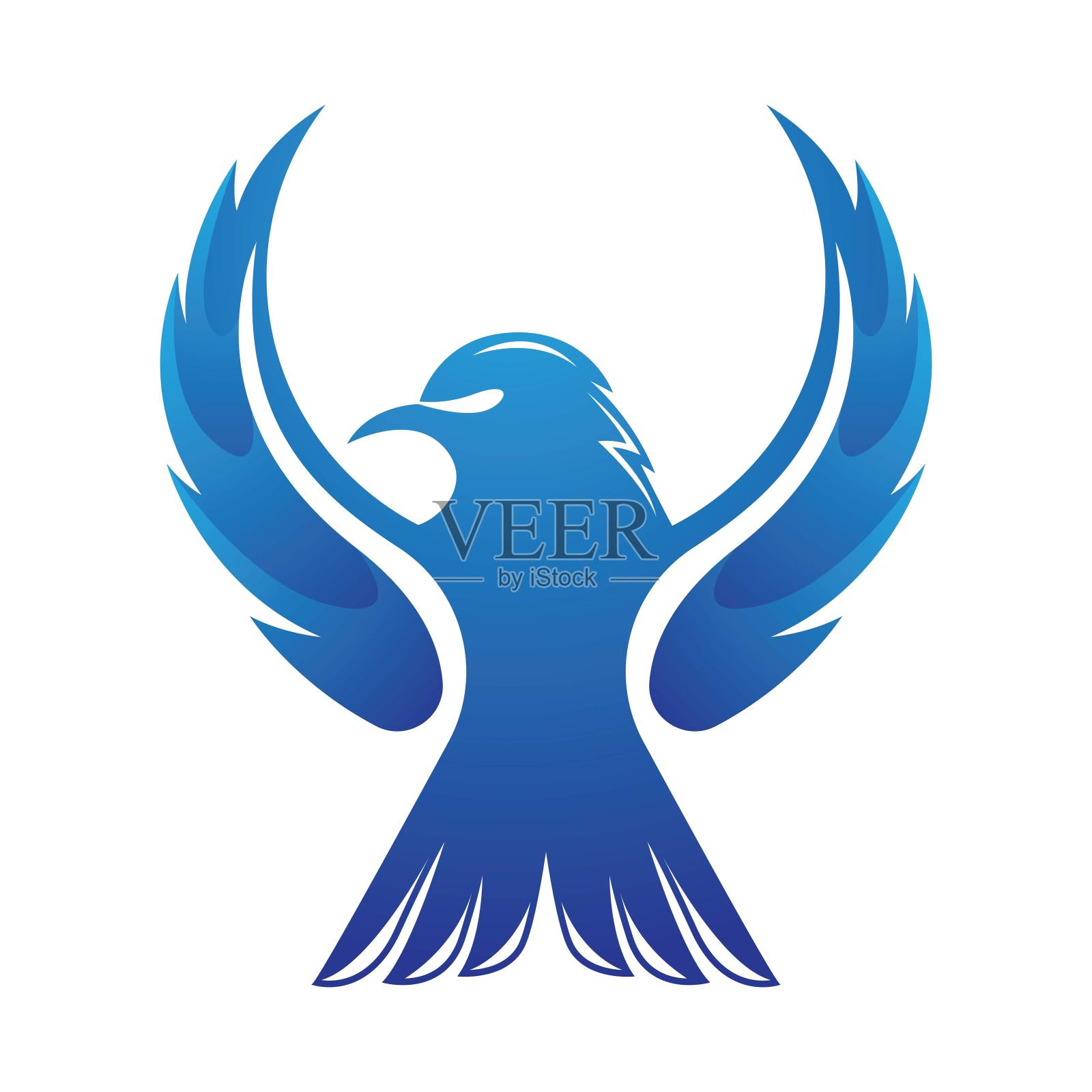 鹰标志模板矢量图标插画图片素材