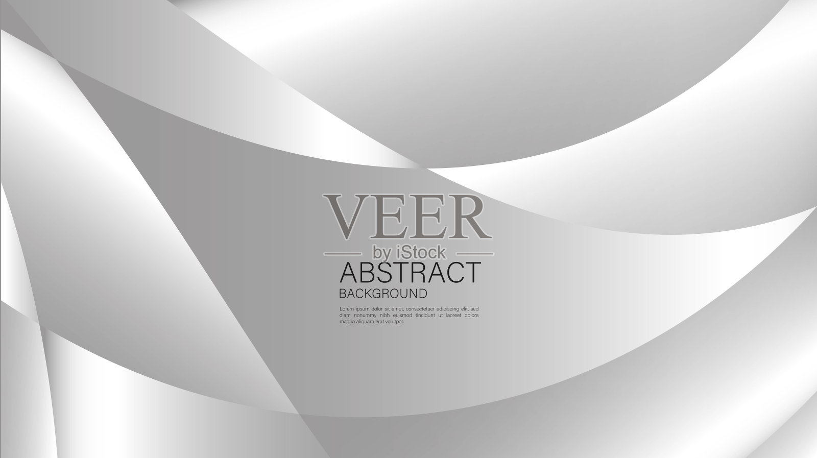 白色波浪背景设计，灰色抽象背景，银色抽象背景，几何矢量，银色纹理，封面设计，传单，海报，广告，装饰壁纸，书籍封面插画图片素材