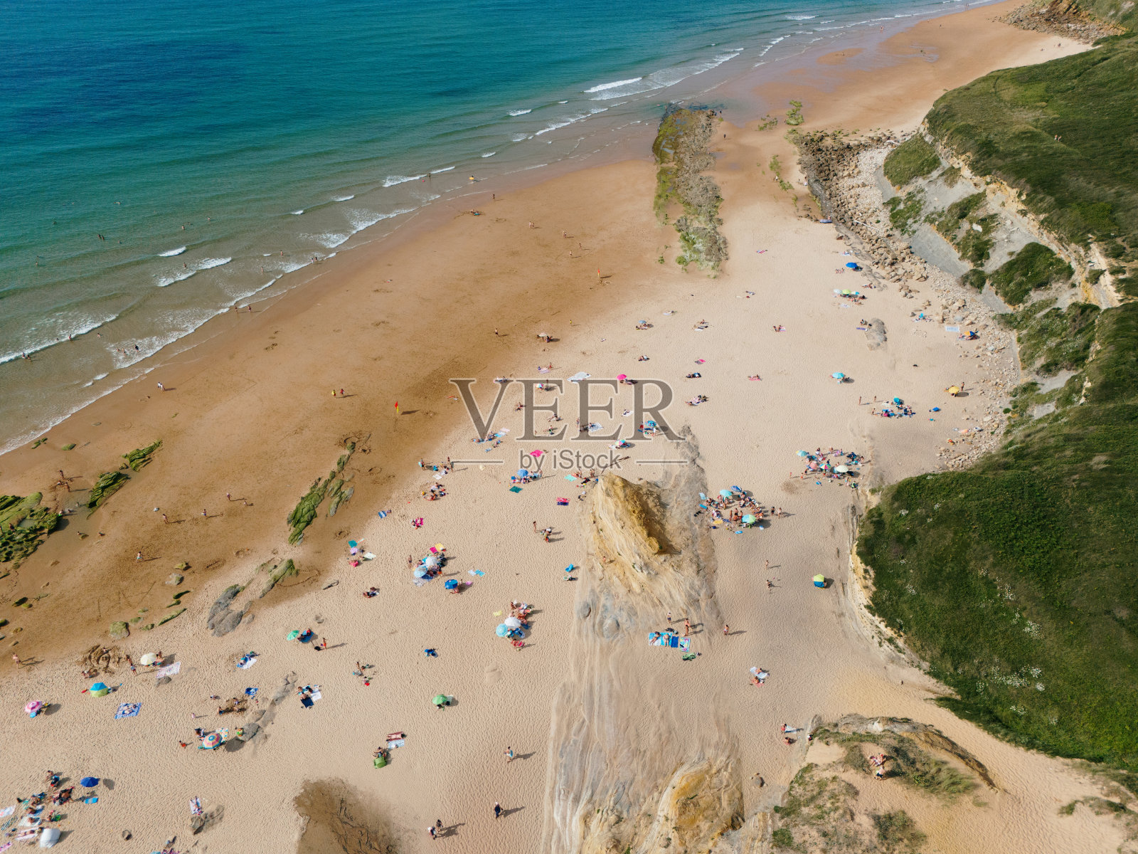 夏天的海滩照片摄影图片