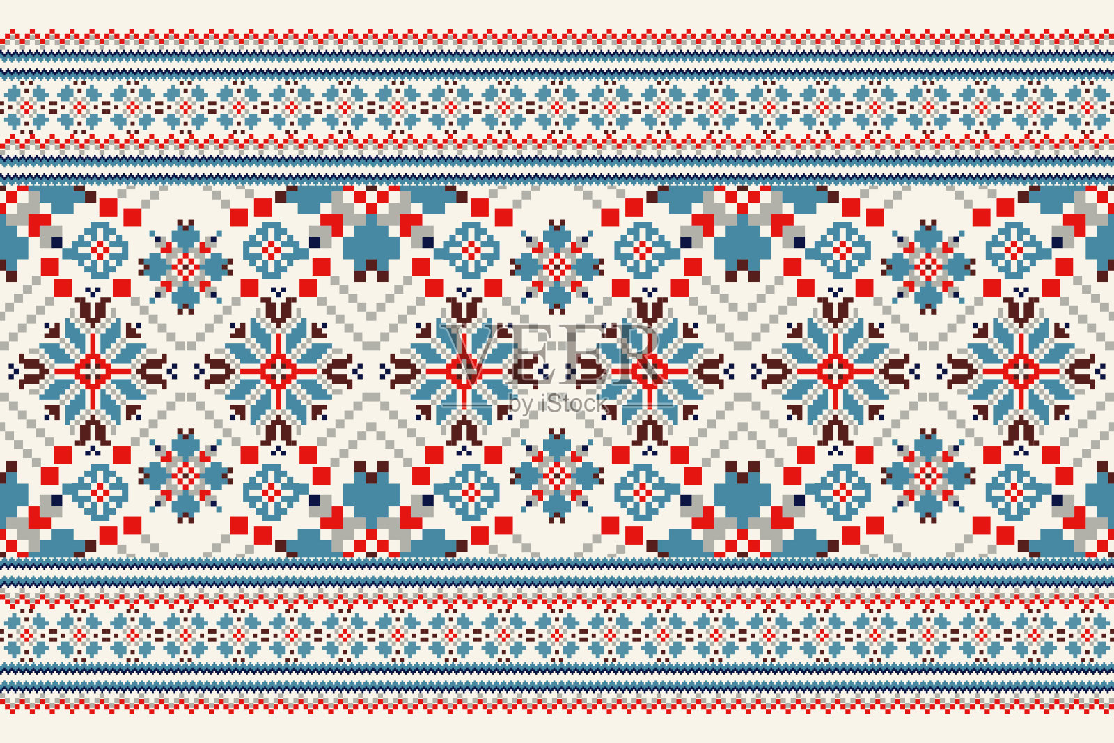 几何民族设计图案向量插画图片素材