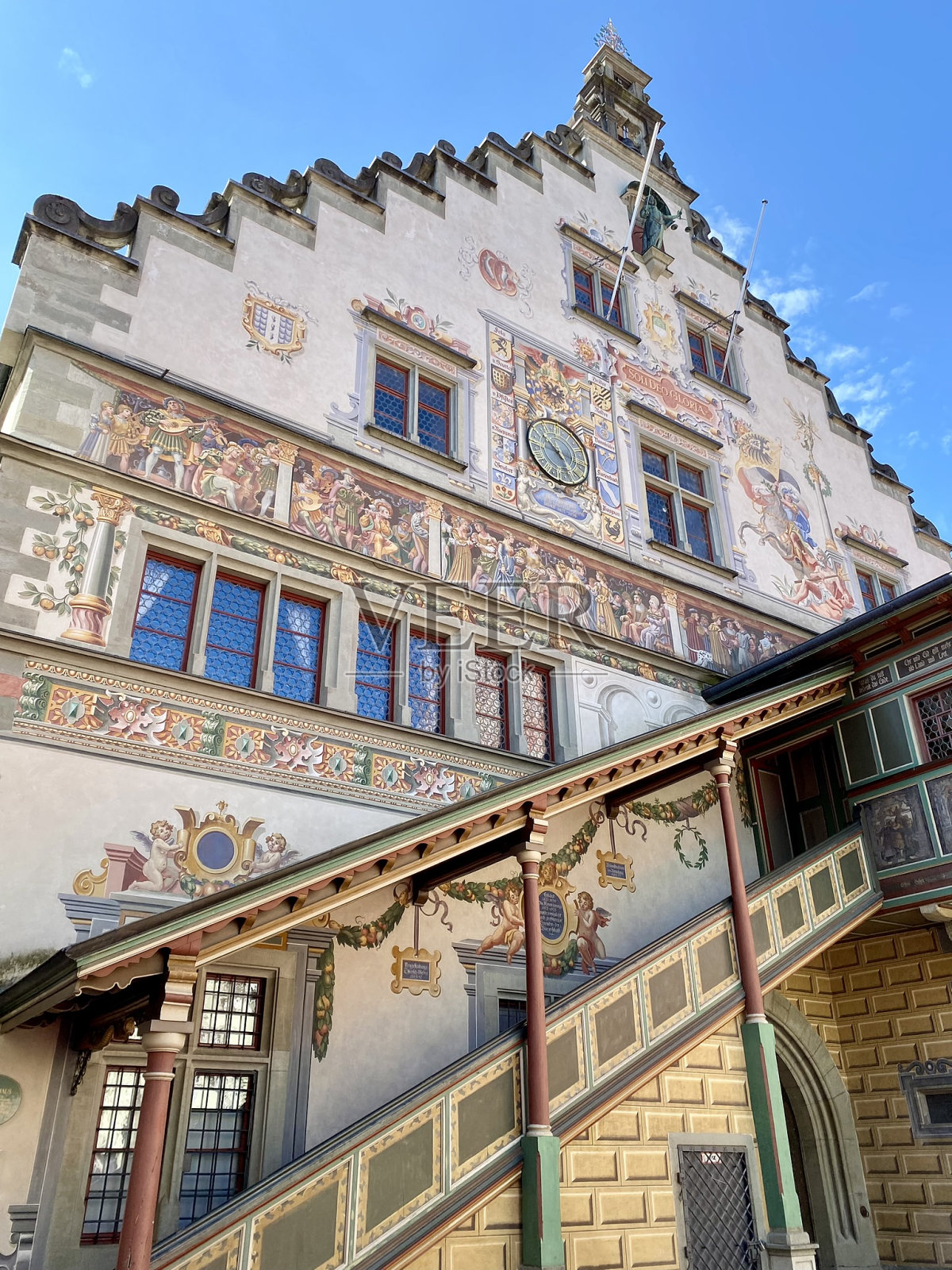 德国-林道-老市政厅照片摄影图片