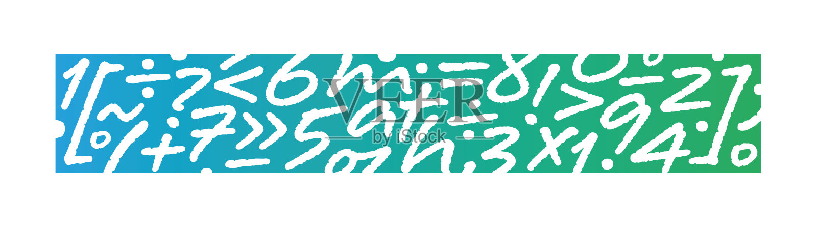 水平条纹的数学符号。商业和教育的数学背景插画图片素材