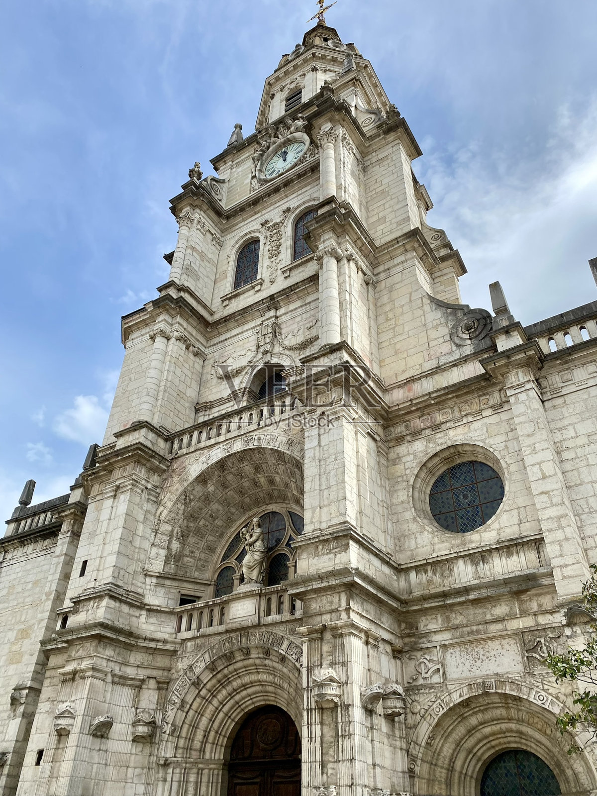 法国-布尔昂布雷斯-报喜圣母大教堂照片摄影图片