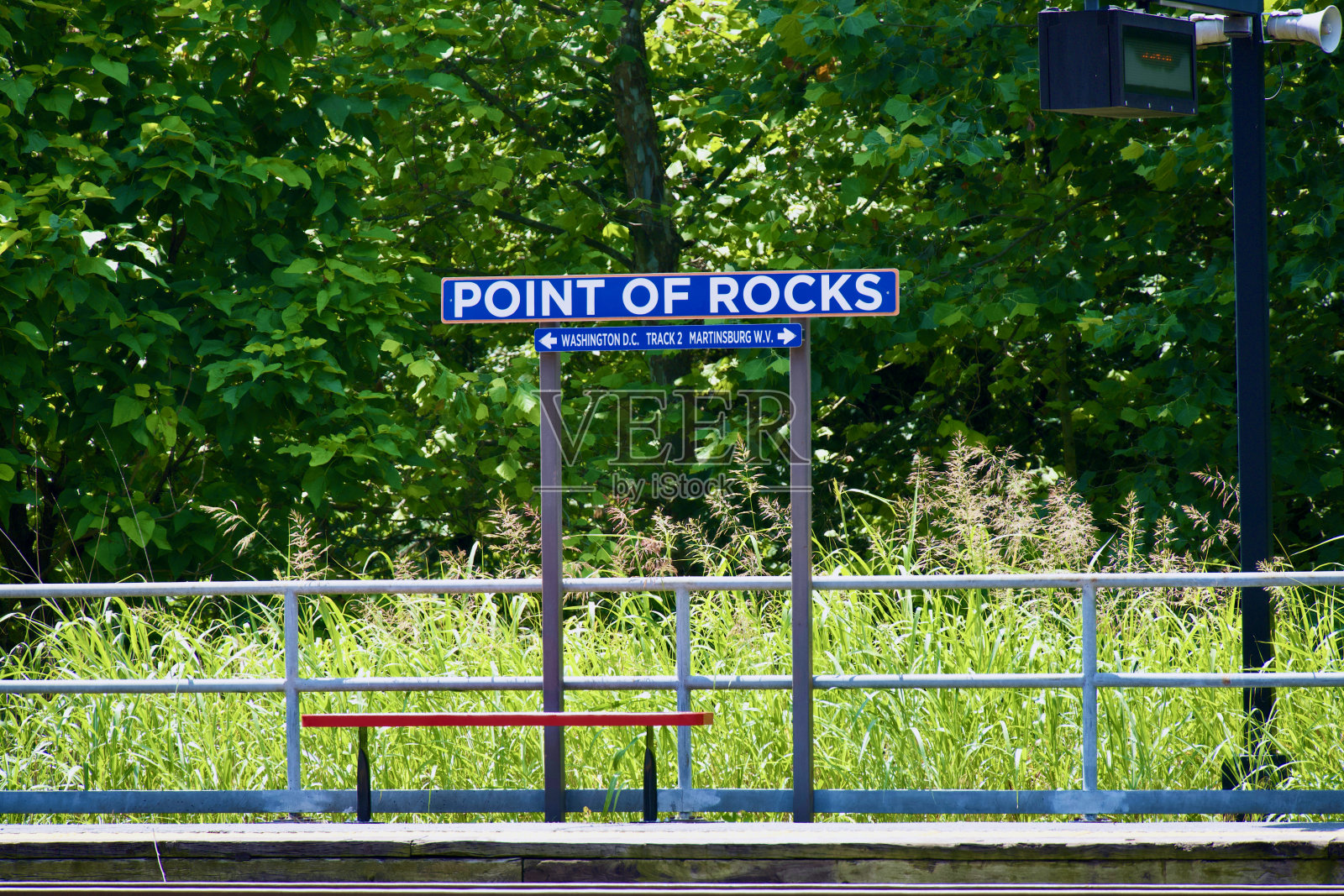 美国马里兰州Point of Rocks MARC站照片摄影图片