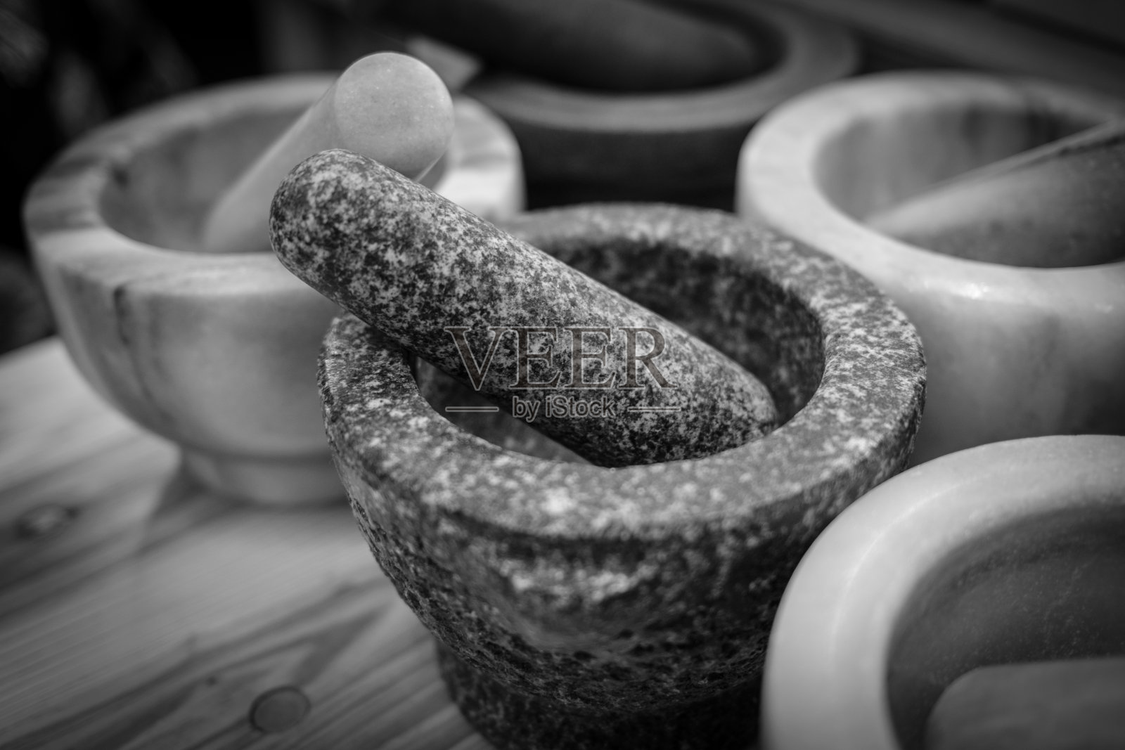 粉碎香料的研钵特写照片摄影图片