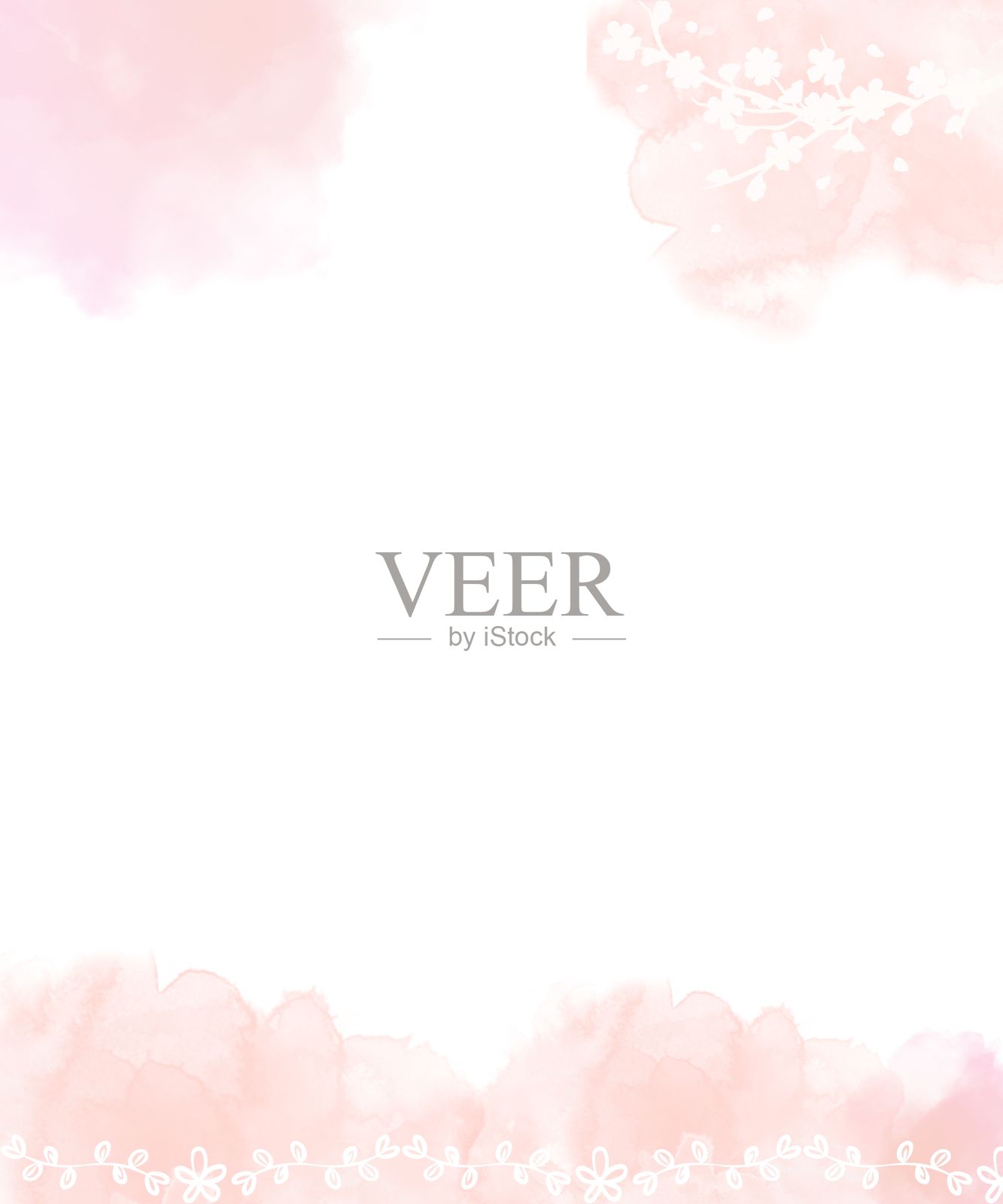 美丽的粉红色水彩背景照片摄影图片