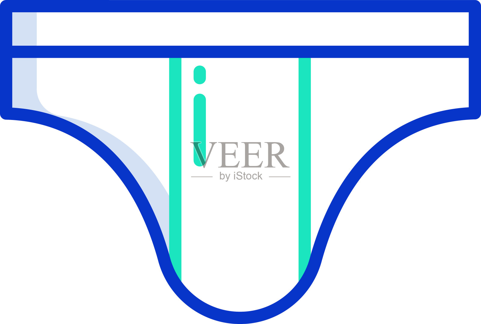 女人内衣轮廓颜色矢量插图插画图片素材