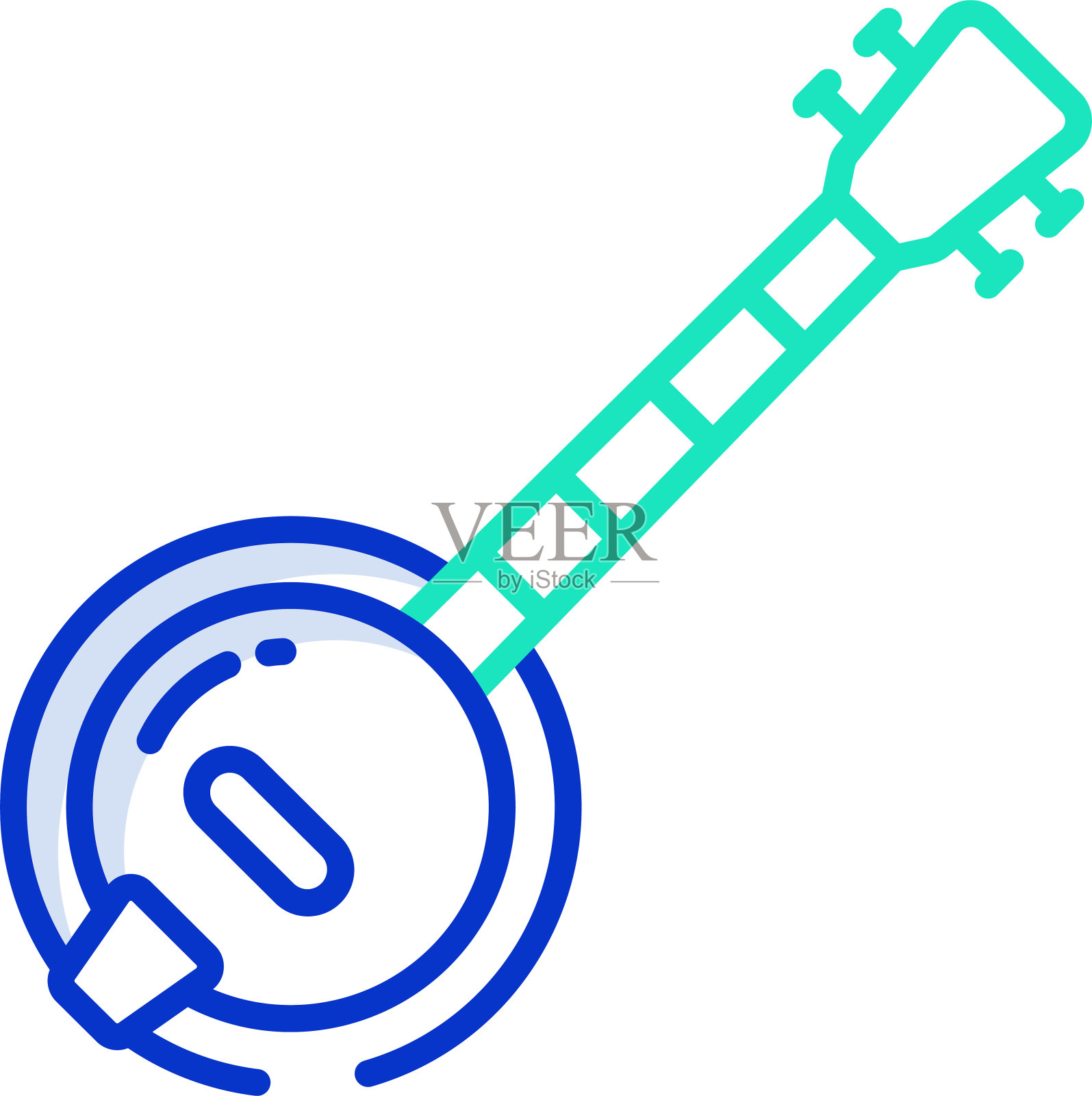 民间轮廓颜色矢量插图插画图片素材