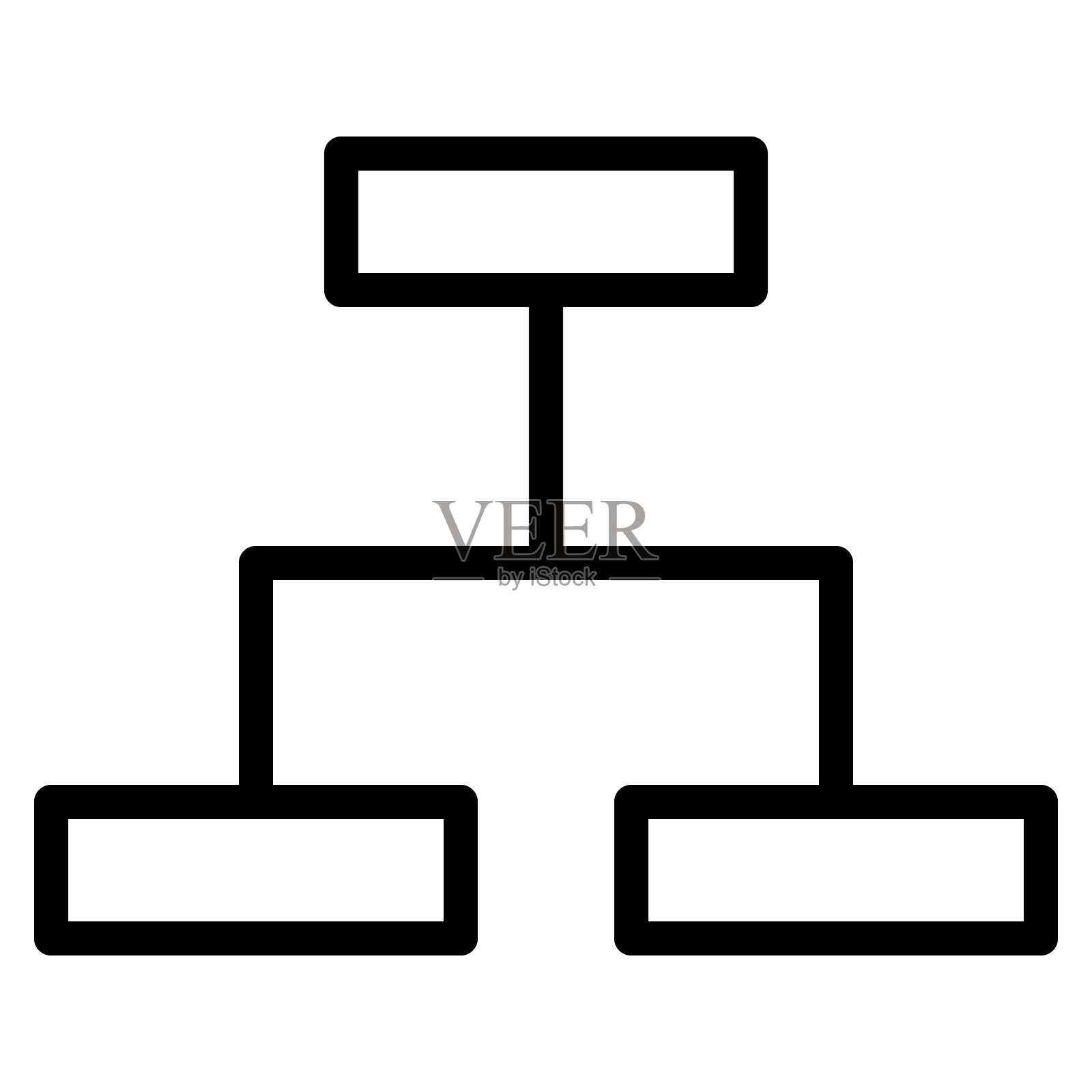 锦标赛支架图标模板向量线图标，季后赛，三月，疯狂插画图片素材