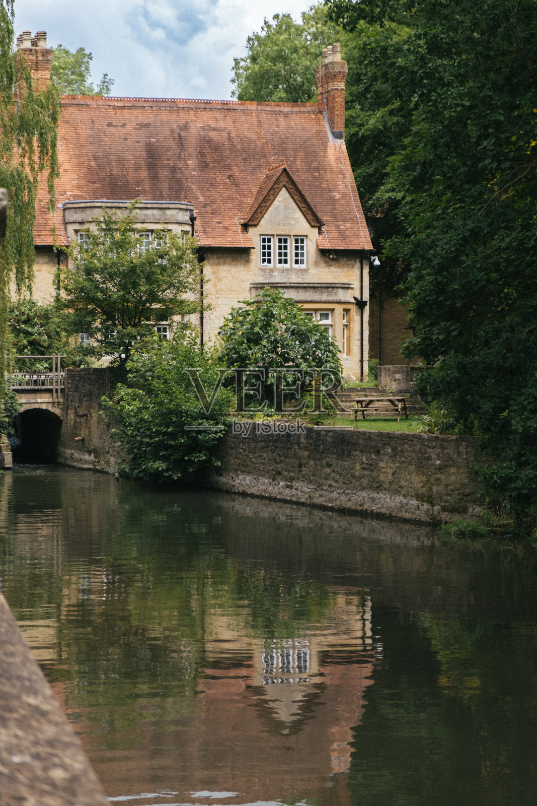 牛津大学学生宿舍照片摄影图片