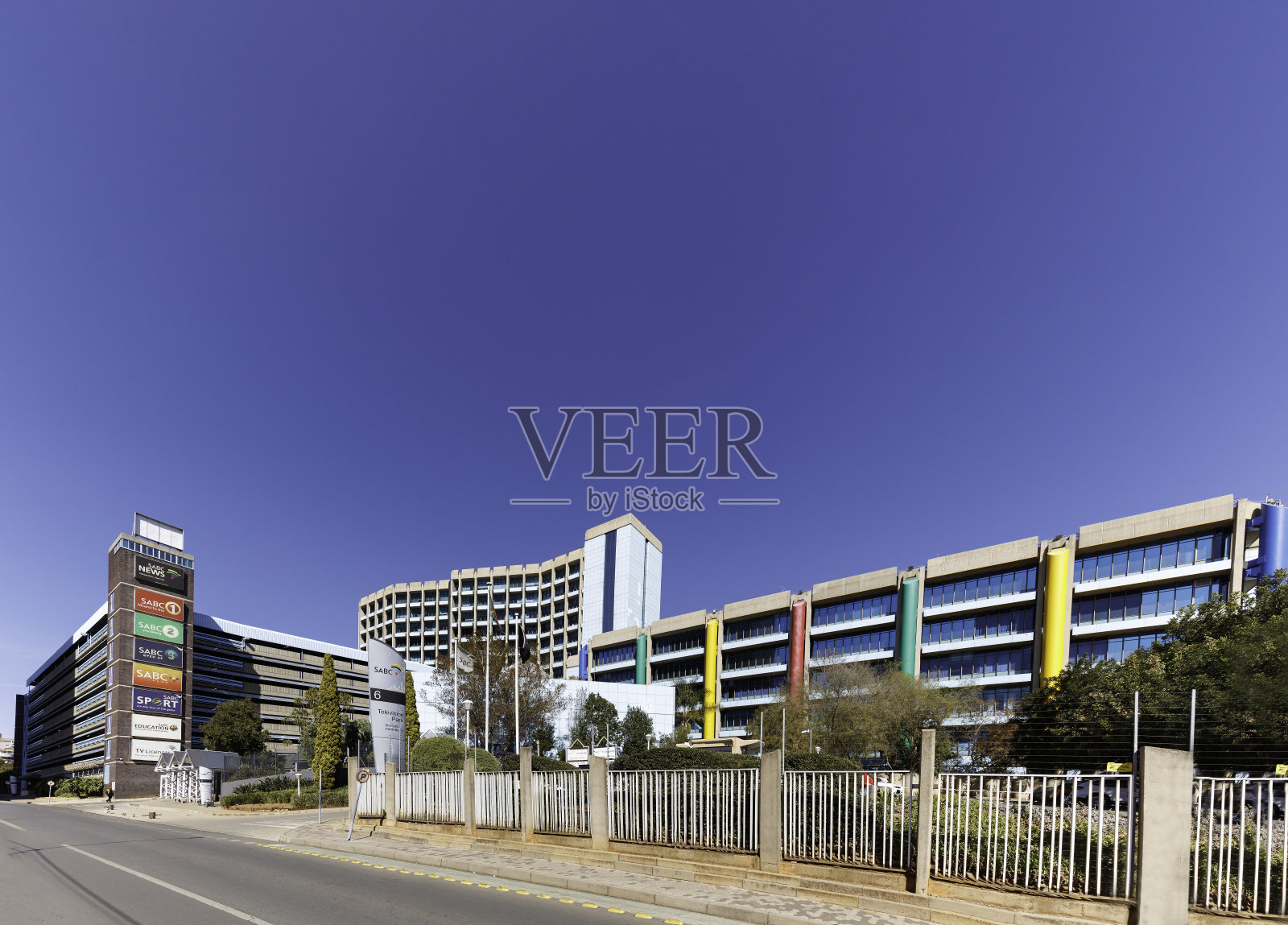 约翰内斯堡的SABC电视台和广播电台照片摄影图片