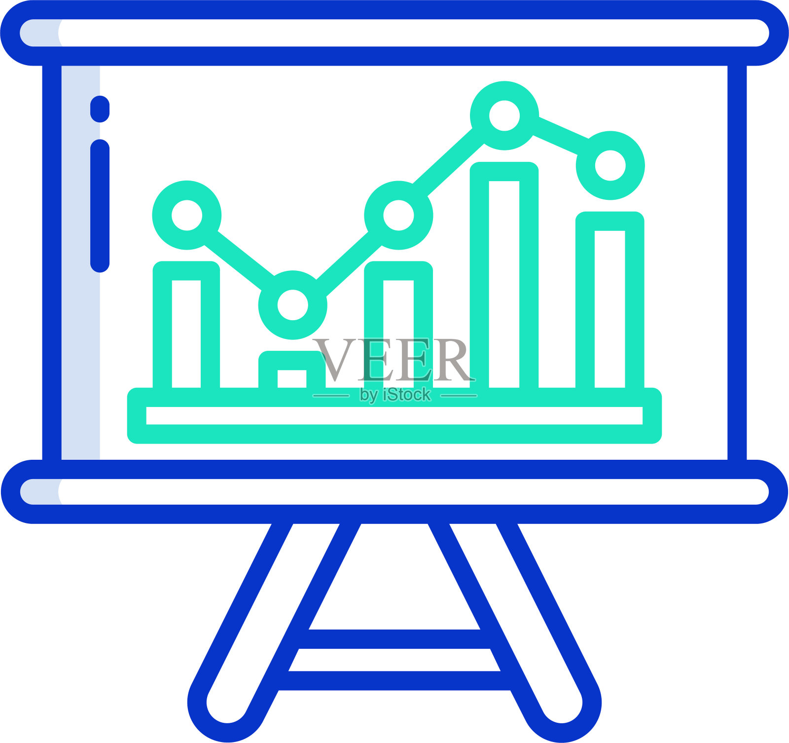 演示大纲颜色矢量插图插画图片素材