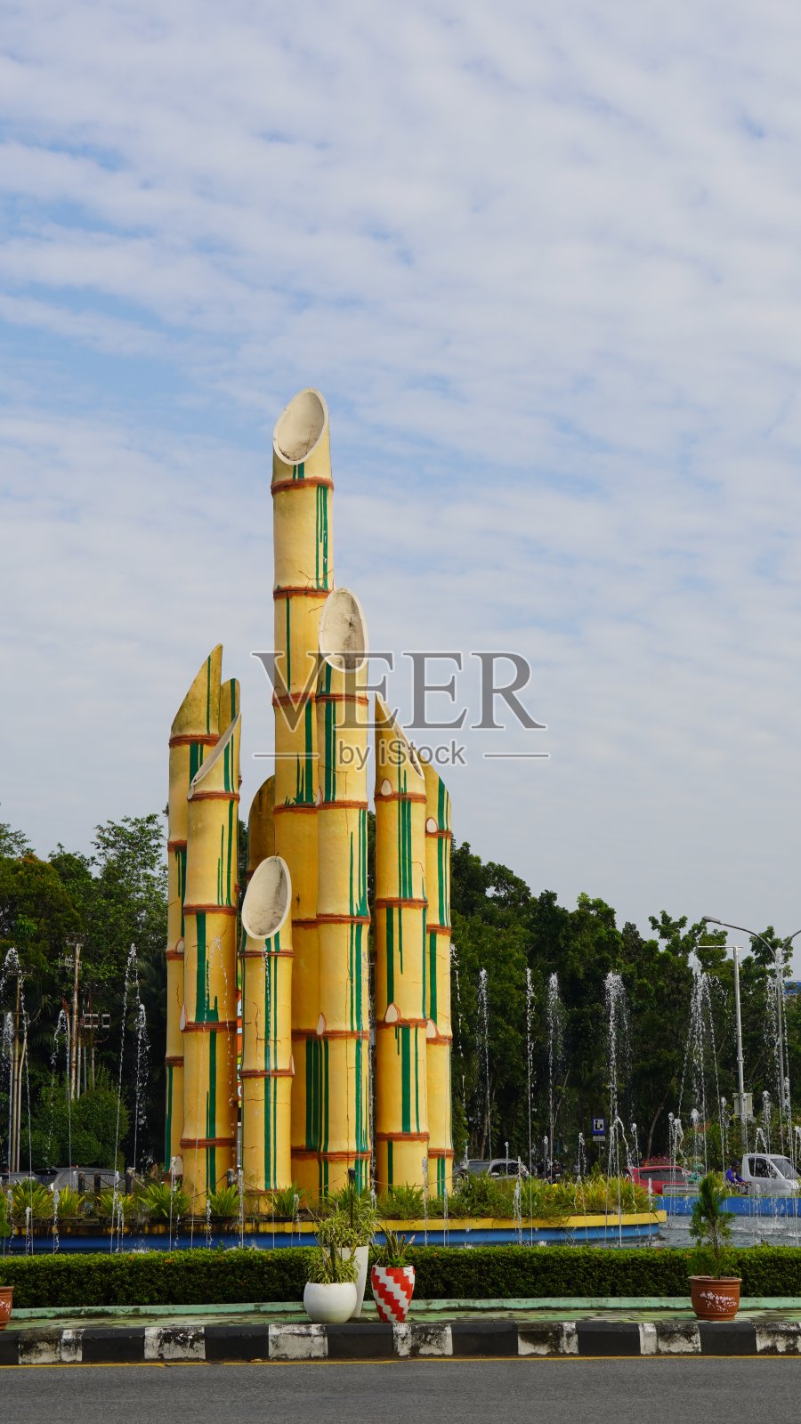 翁坦环岛照片摄影图片