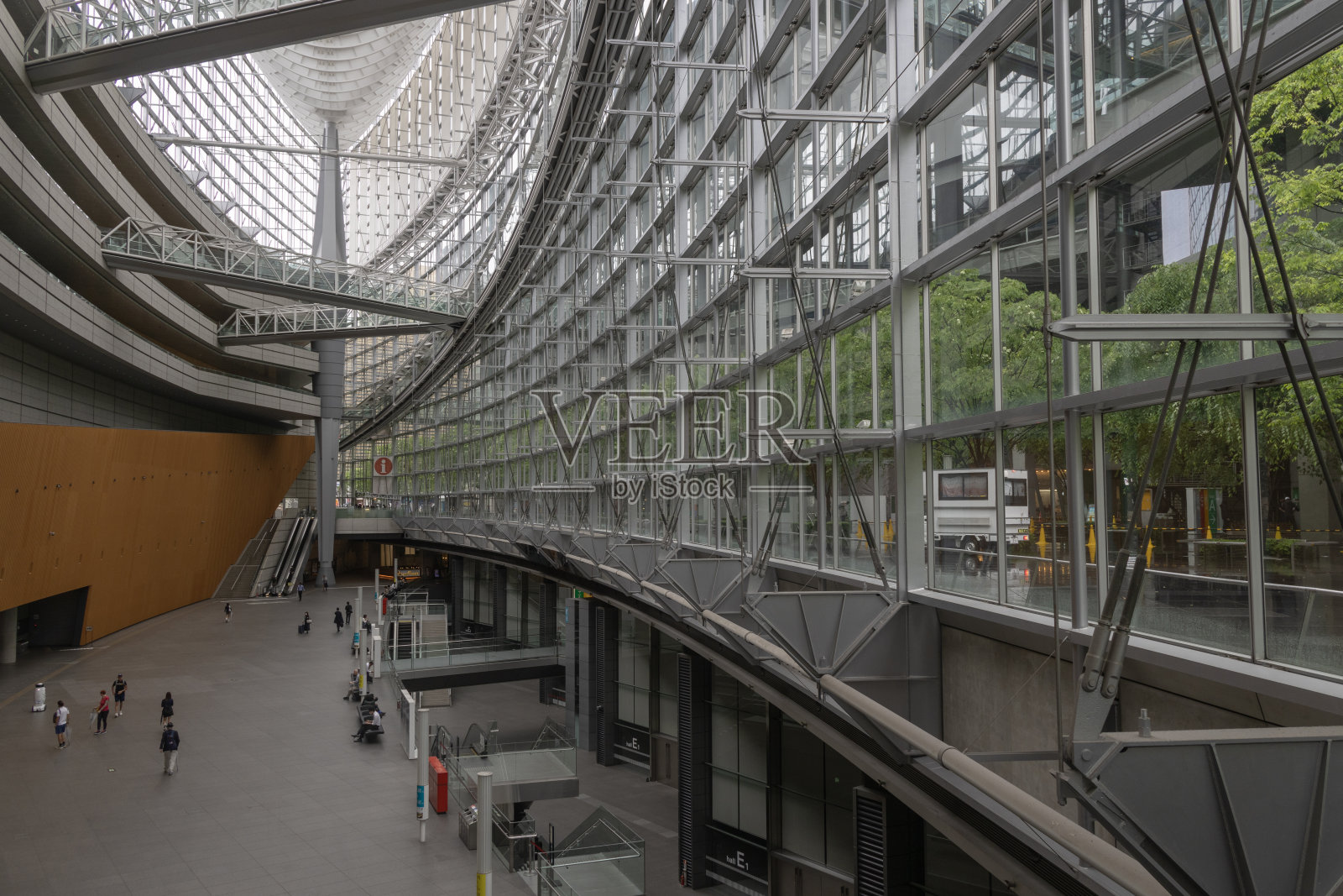 日本东京国际论坛照片摄影图片