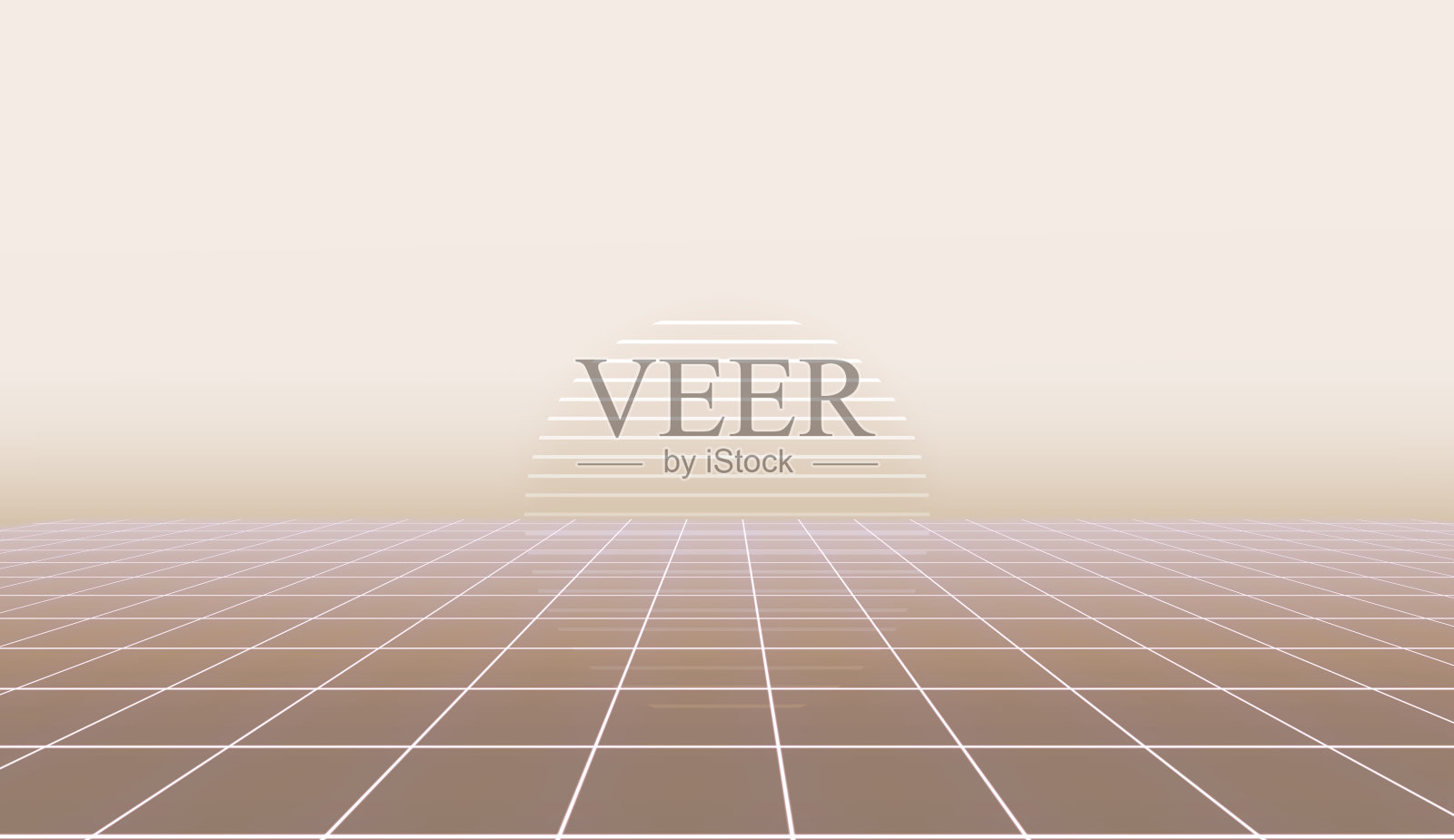 抽象复古风格的80 -90年代未来的网格线框背景。照片摄影图片