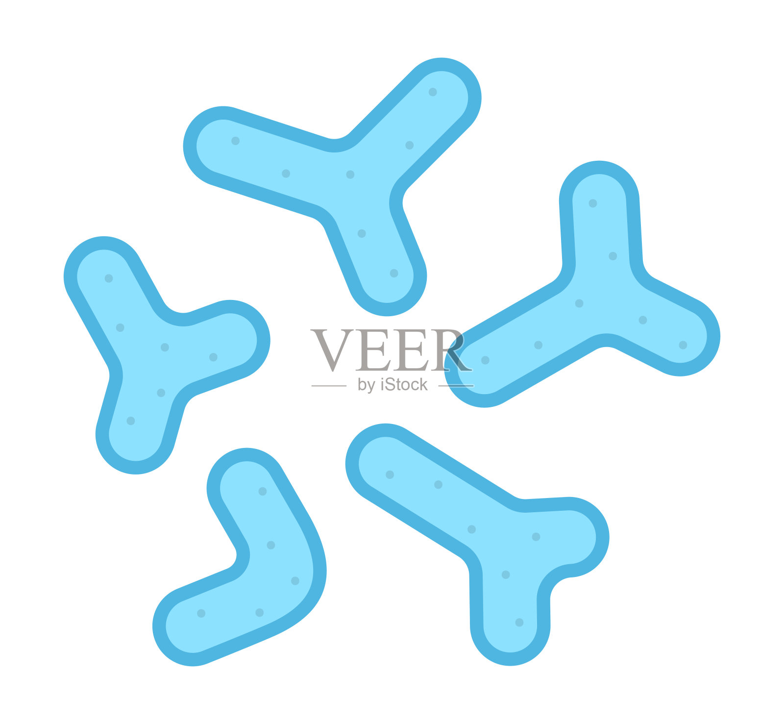 双歧乳杆菌分离载体图插画图片素材