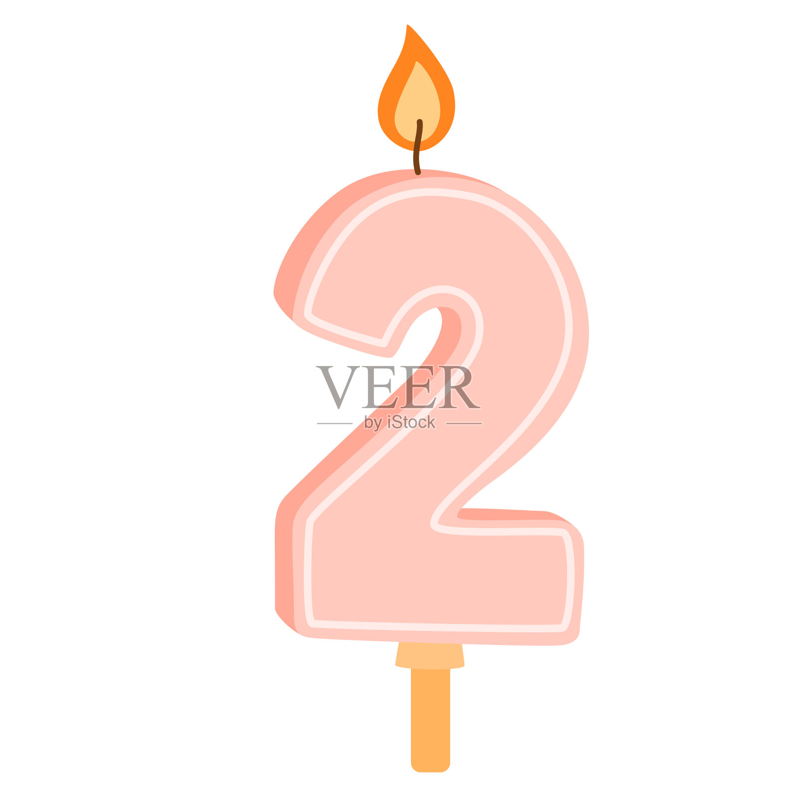 2178年_蜡烛_2插画图片素材