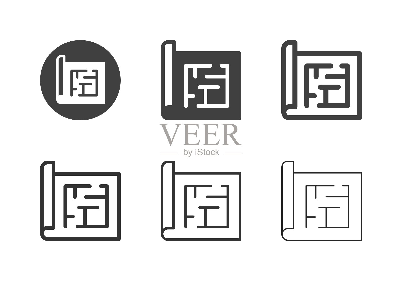 蓝图图标-多系列插画图片素材