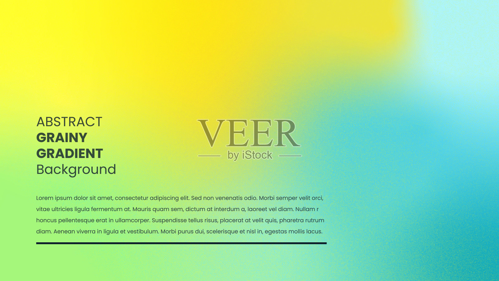 黄色，蓝色薄荷绿白色波浪渐变粗糙抽象的背景闪耀明亮的光和辉光模板空白的空间，颗粒噪点粗糙的纹理插画图片素材