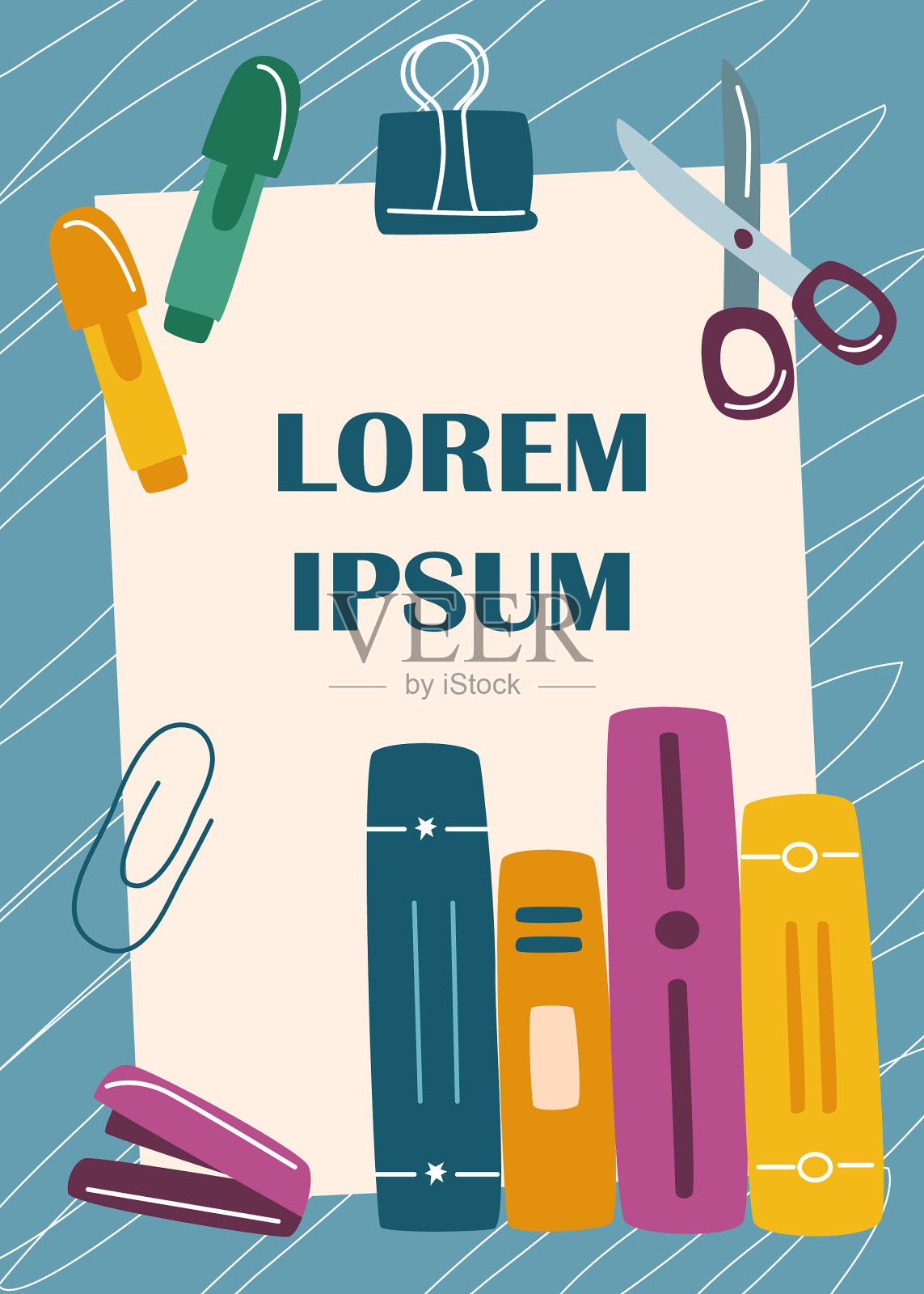 学校海报5插画图片素材