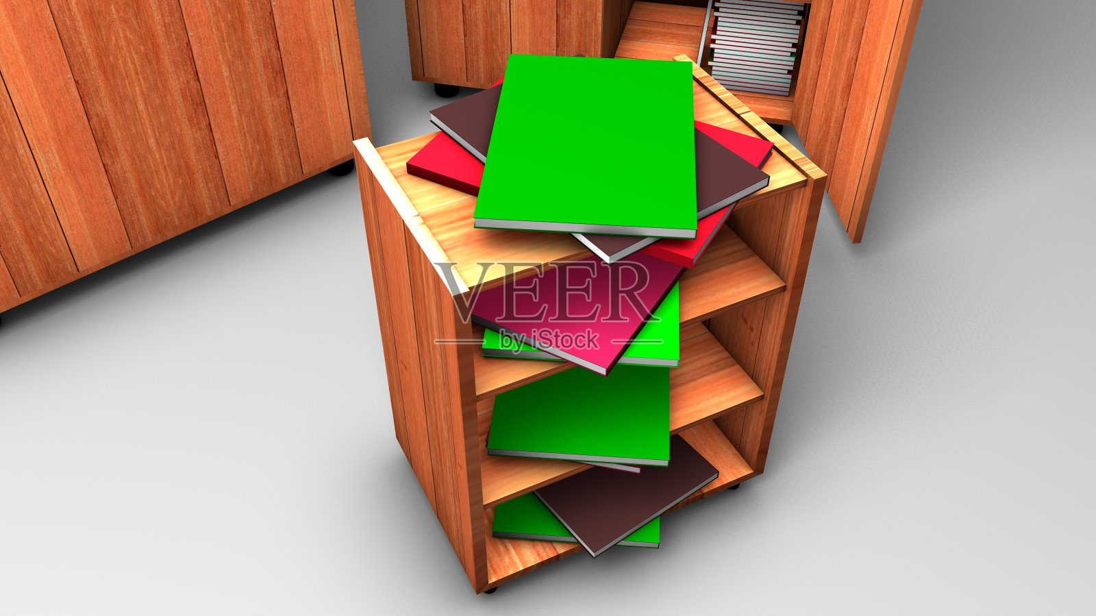 书店、书架和行政照片摄影图片