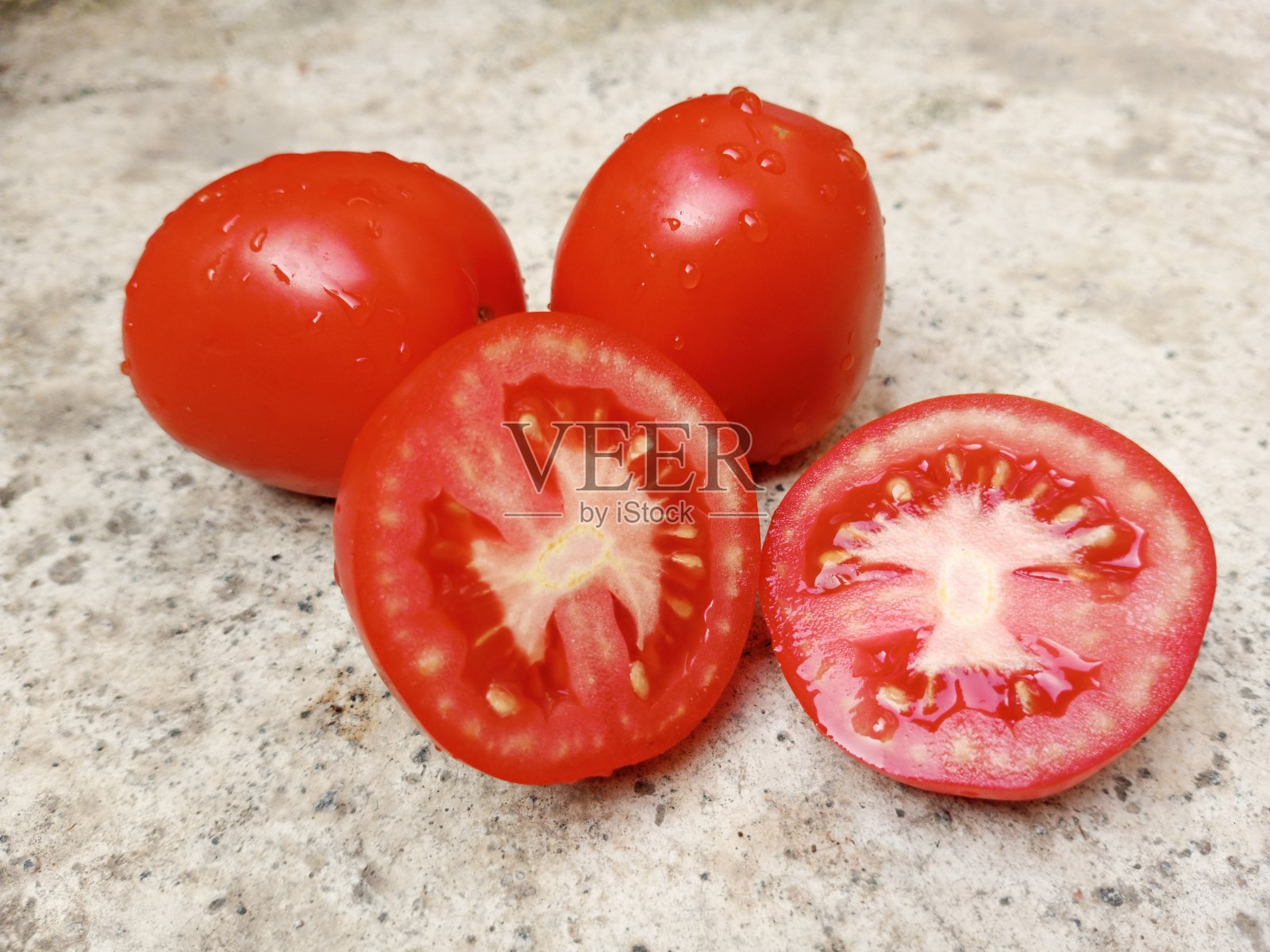 番茄植株照片摄影图片