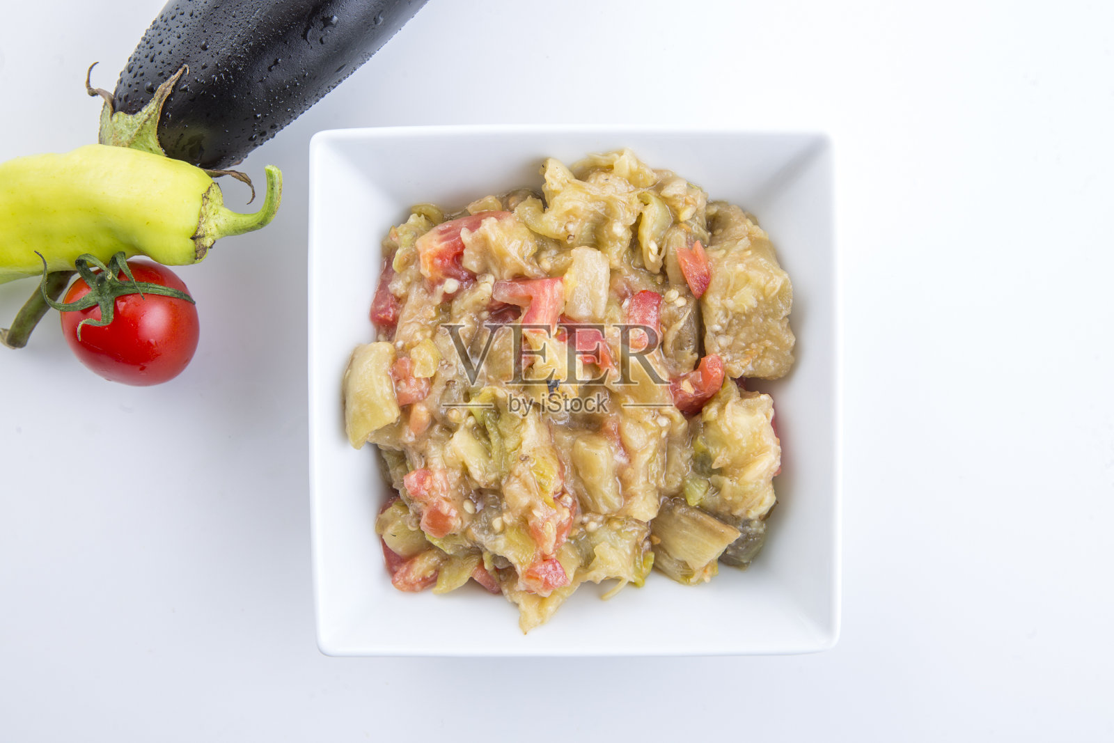 茄子酱照片摄影图片