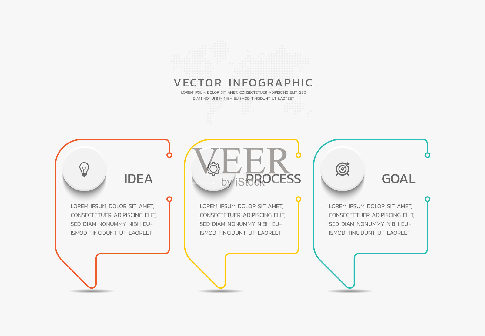 矢量信息图表业务模板设计插画图片素材