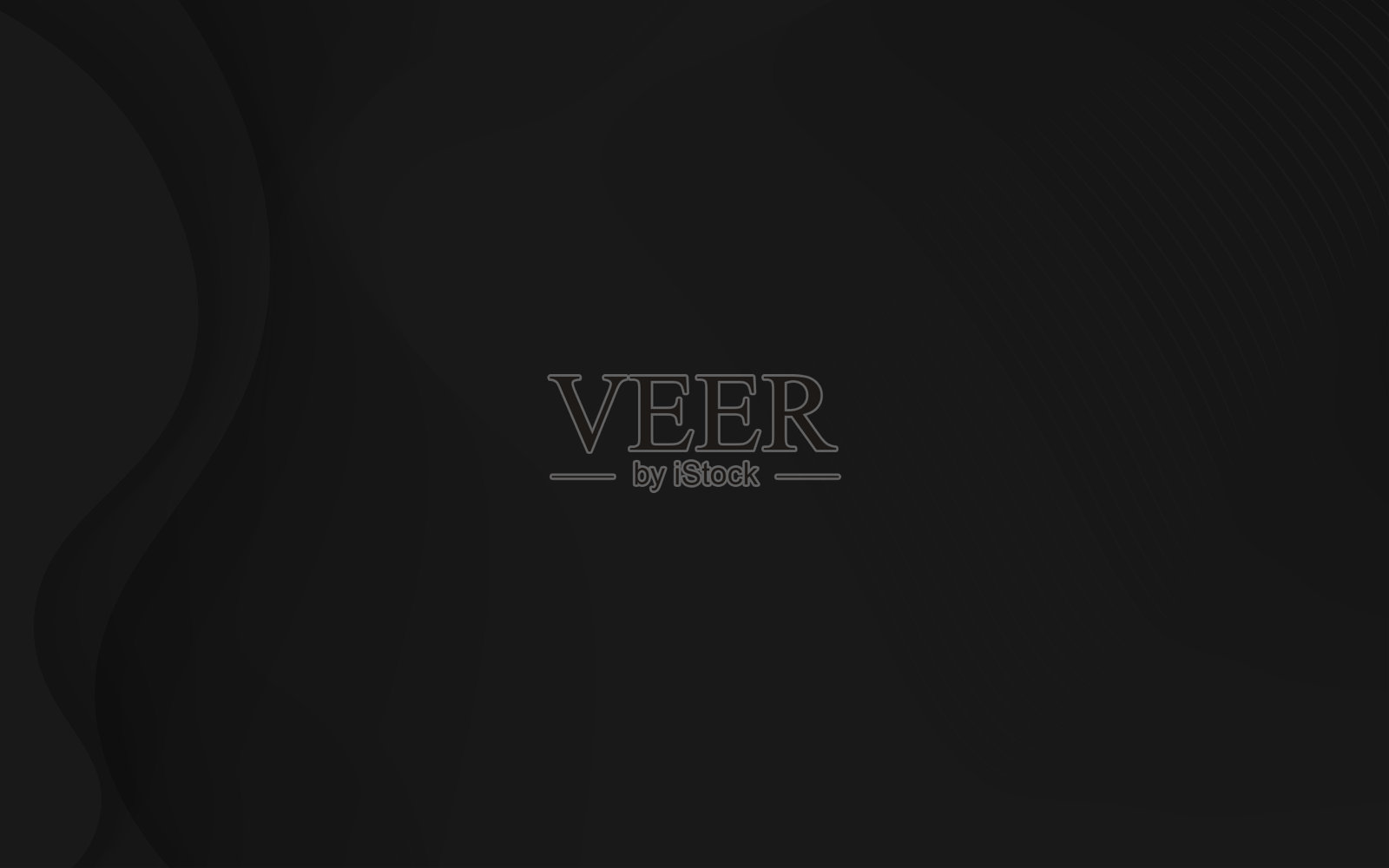 优雅的黑色波浪背景插画图片素材