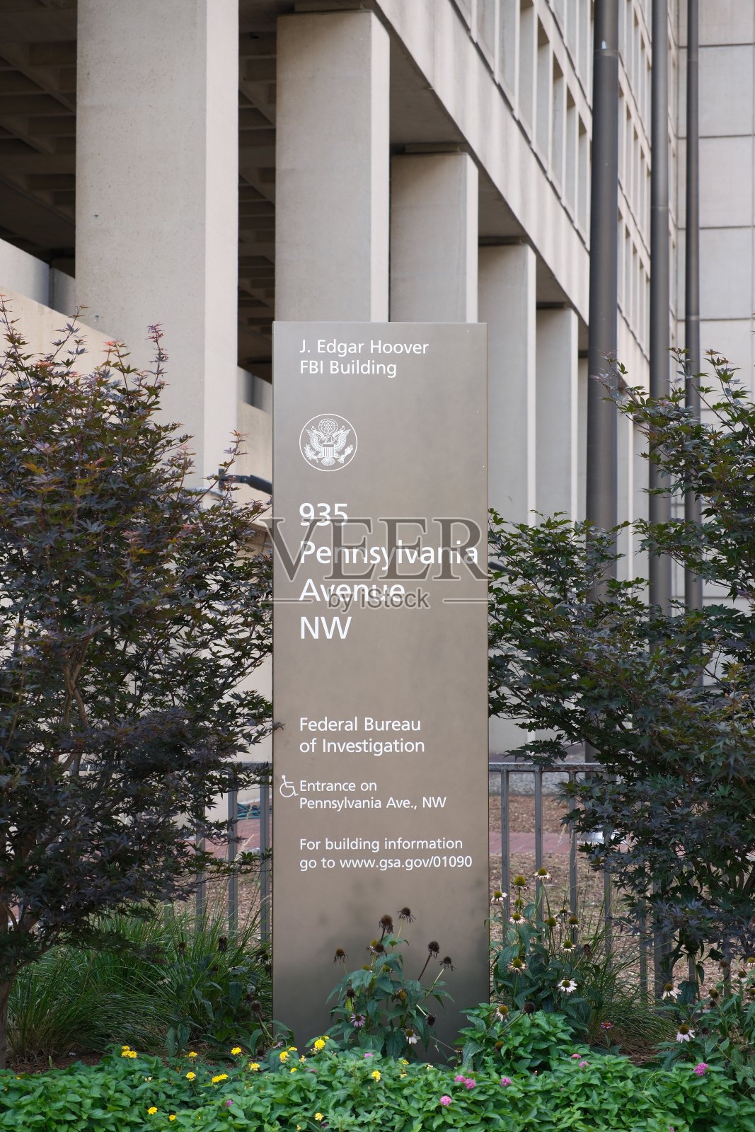 美国联邦调查局(FBI)位于华盛顿特区的大楼外照片摄影图片