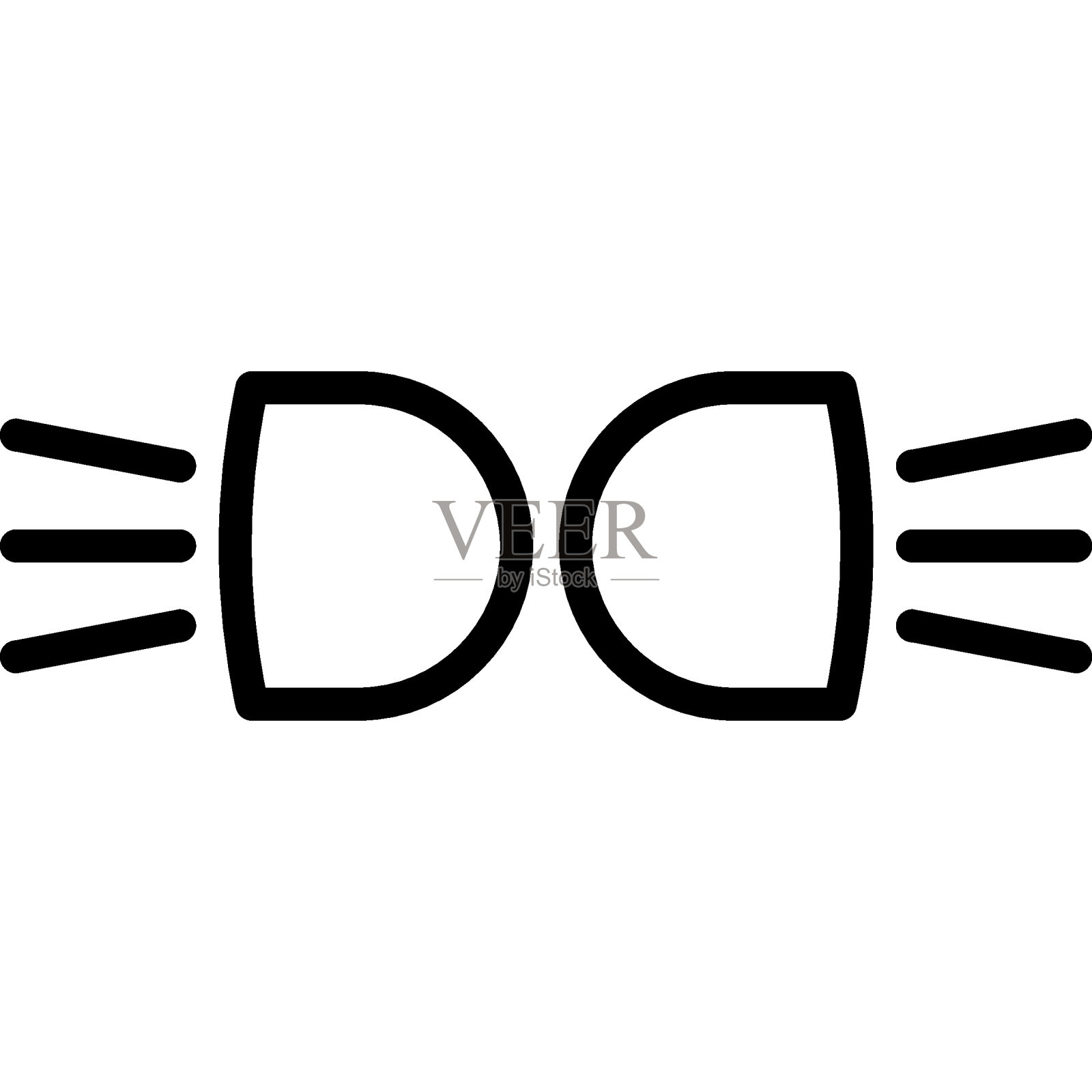 汽车指示灯仪表盘图标插画图片素材