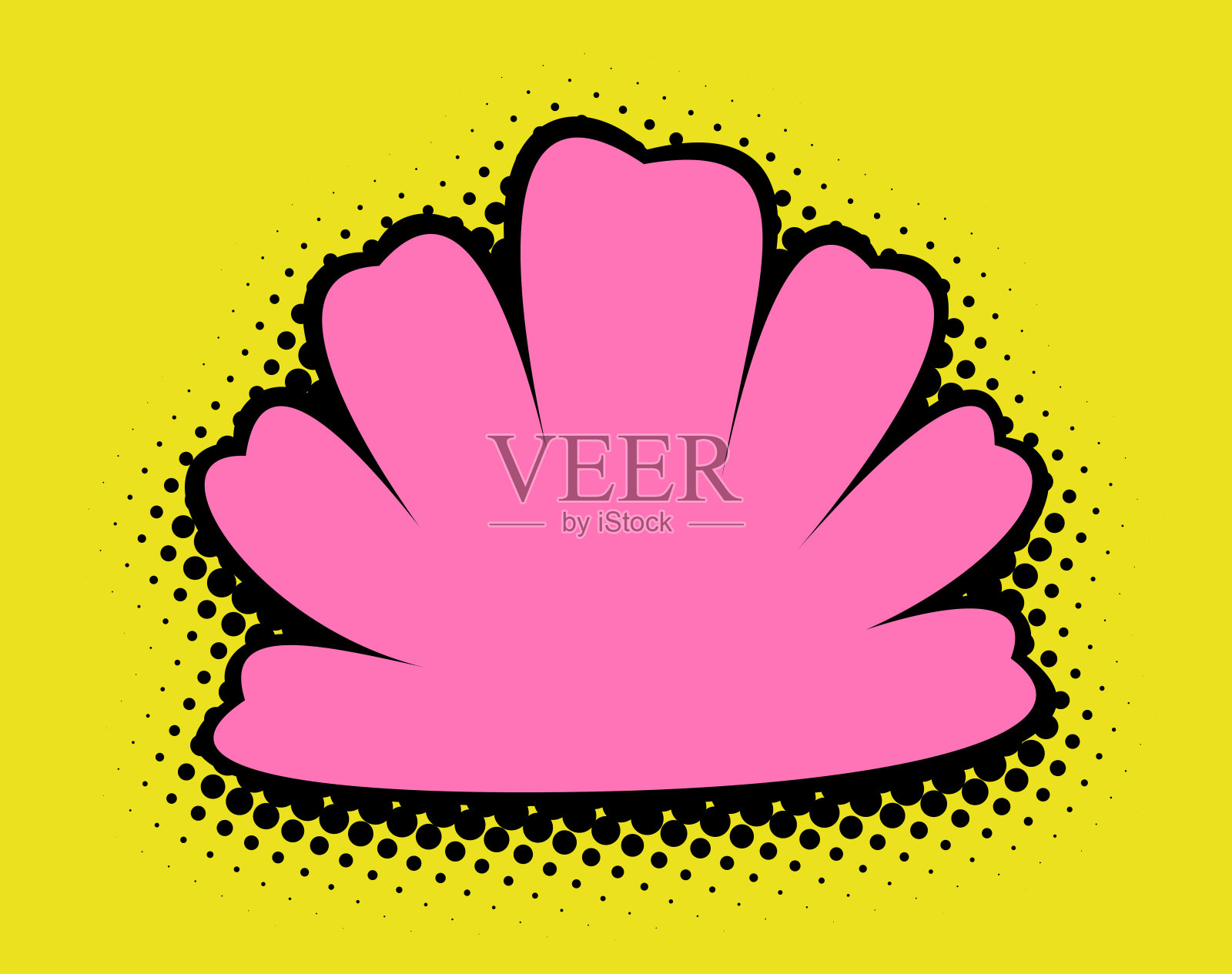 紫罗兰花瓣对比柠檬插画图片素材