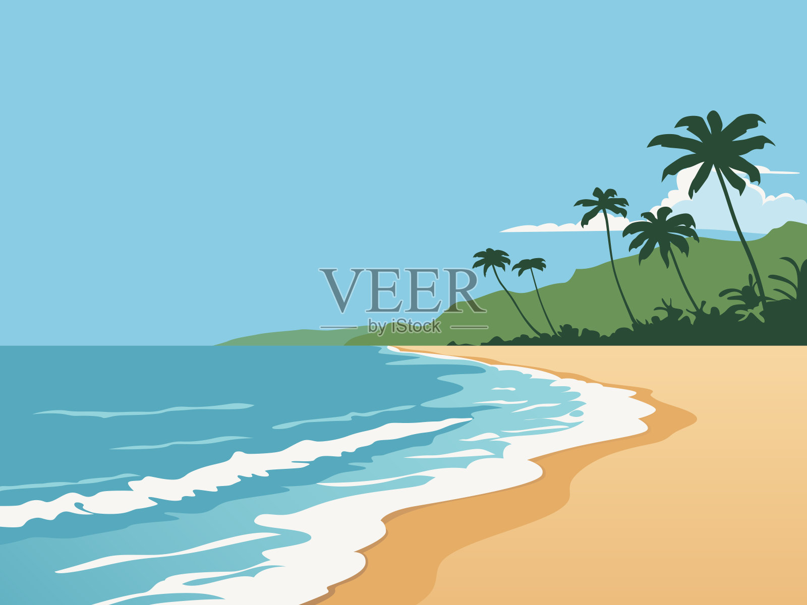 假期插画图片素材