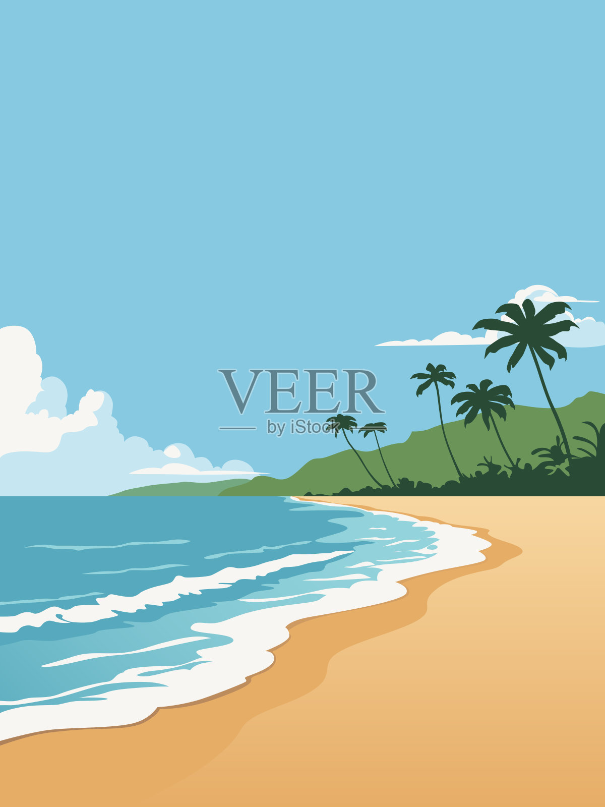 假期插画图片素材