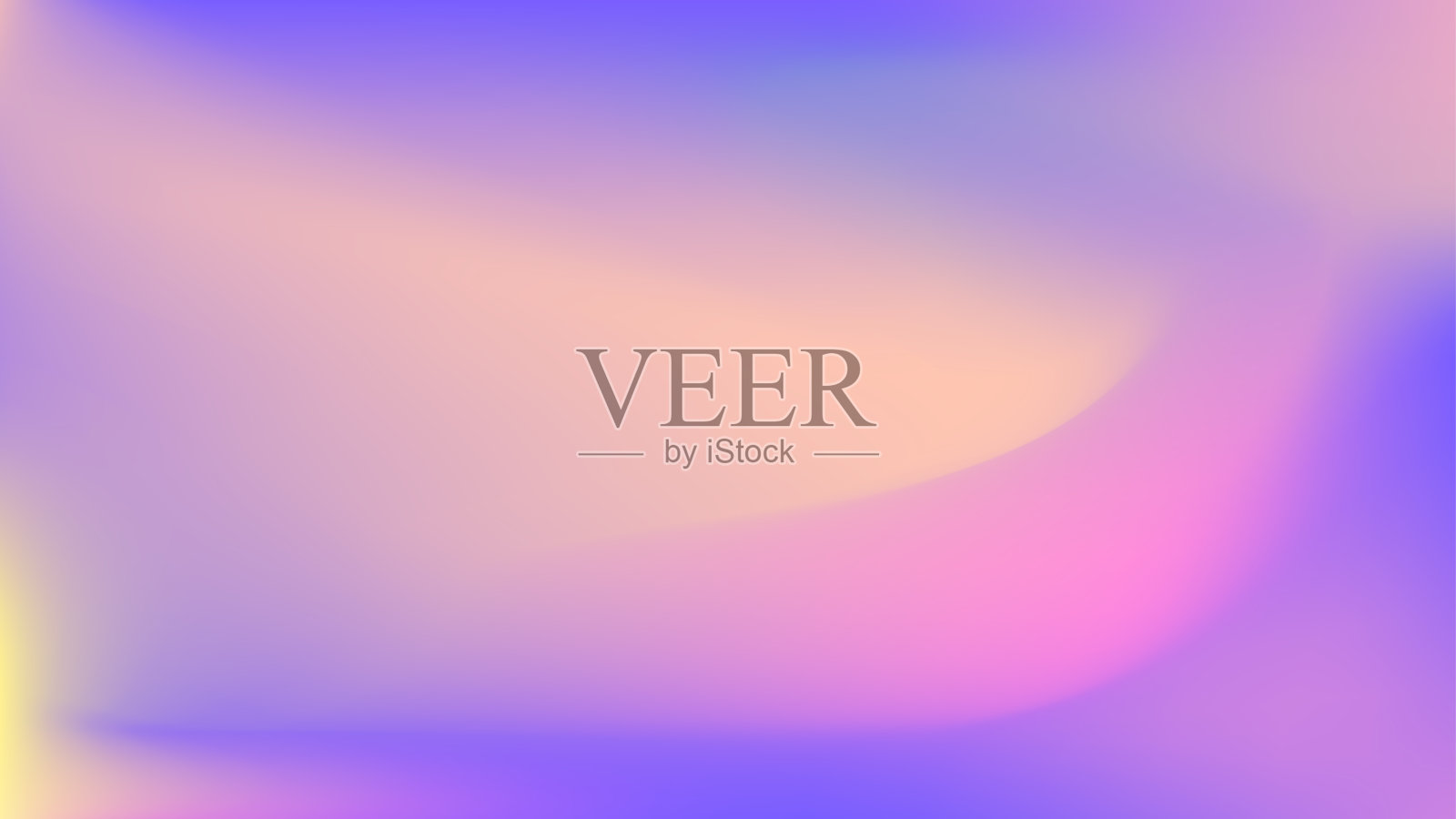 抽象的彩色渐变背景波插画图片素材