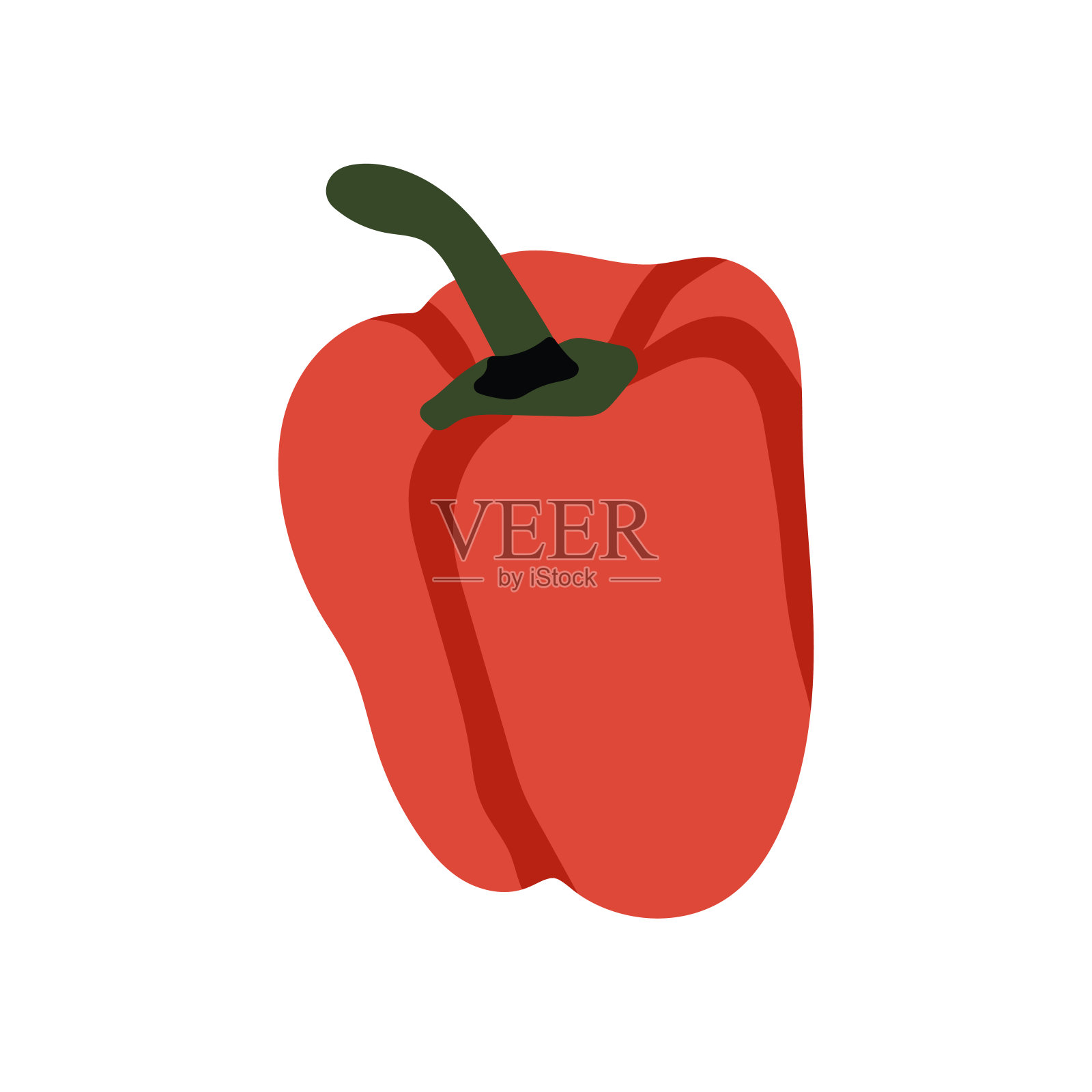 麻辣蔬菜辣椒，新鲜天然食品，蔬菜本地种植，农场，农村，健康食品，红灯笼椒，调味品，香料。插画图片素材