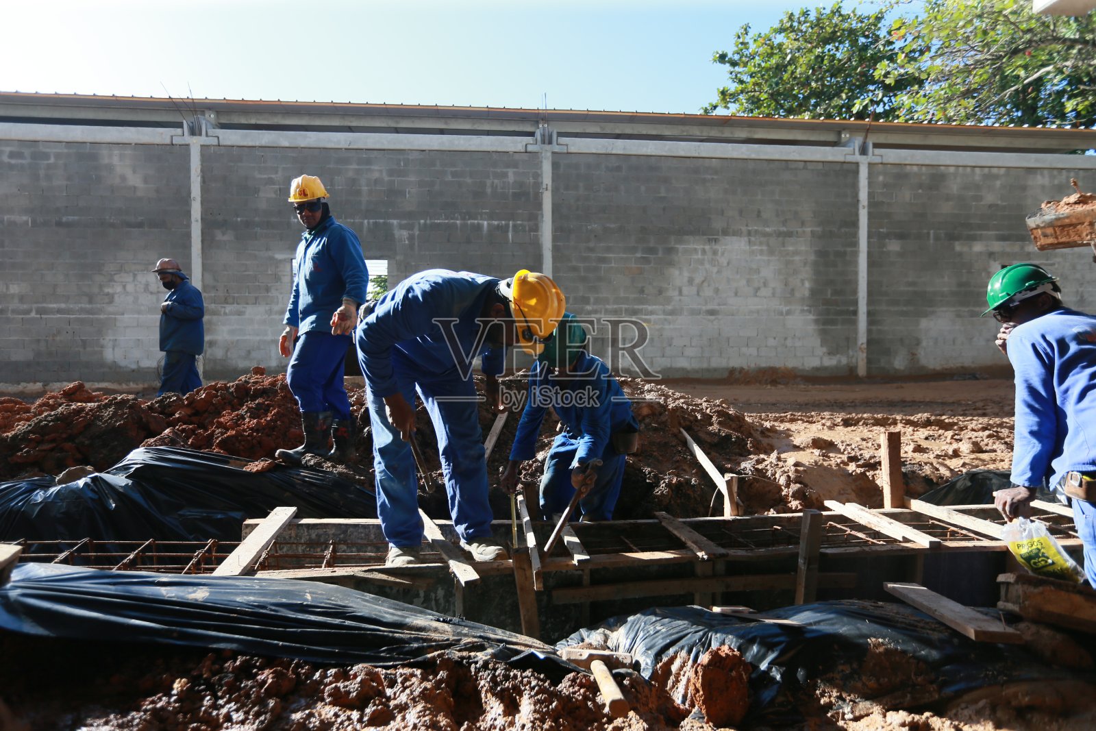 公立学校建设照片摄影图片