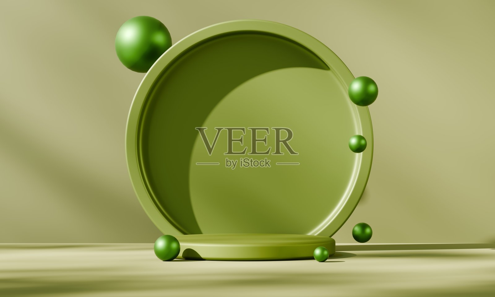 三维绿色抽象背景照片摄影图片