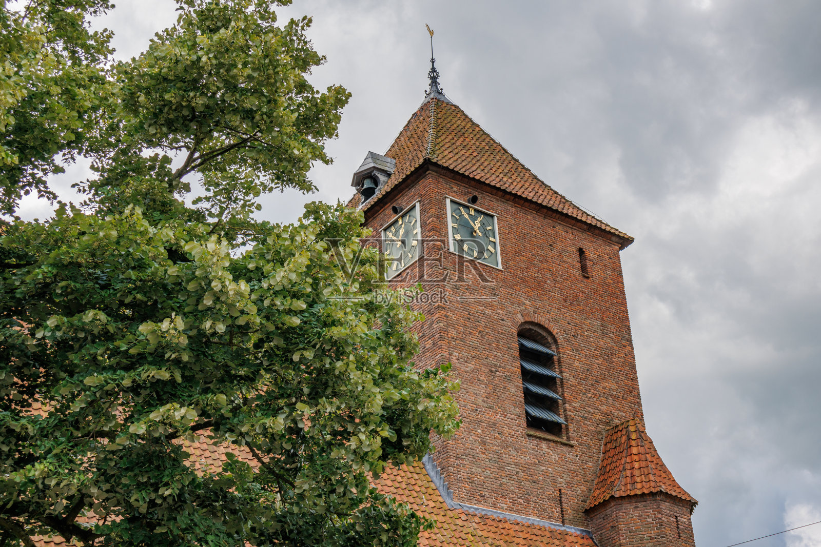 在den Niedelanden, die kleine Stadt Borculo和der Berkel照片摄影图片