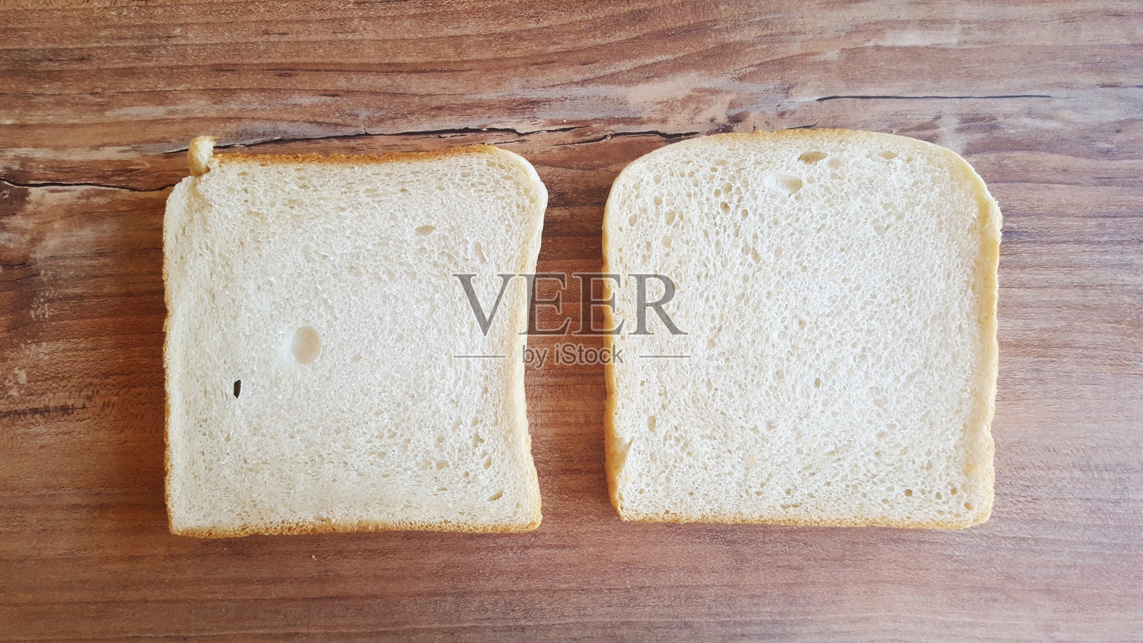 餐桌上的切片面包特写照片摄影图片
